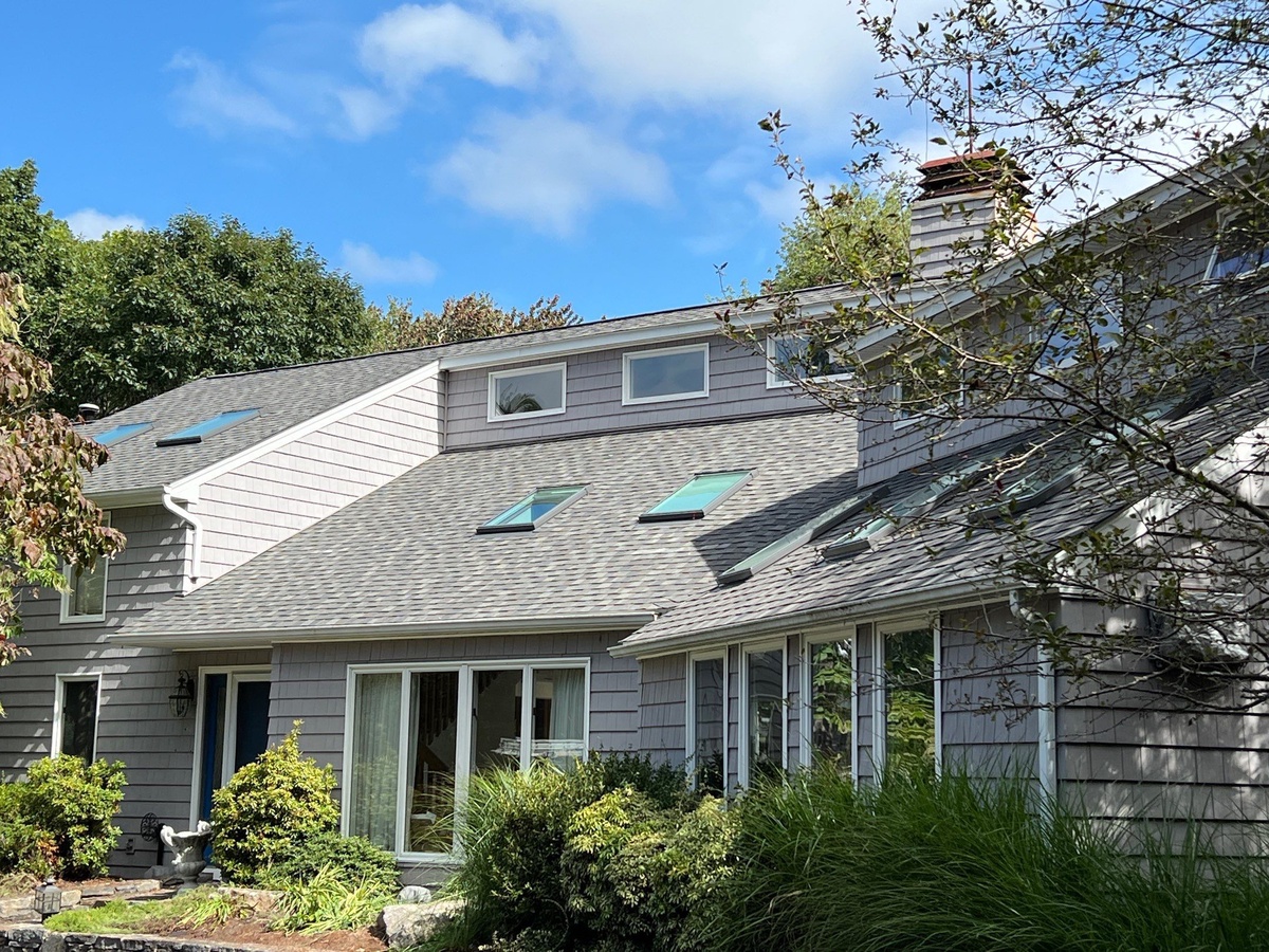 Finished CertainTeed NorthGate Driftwood roof South Kingstown RI whole home
