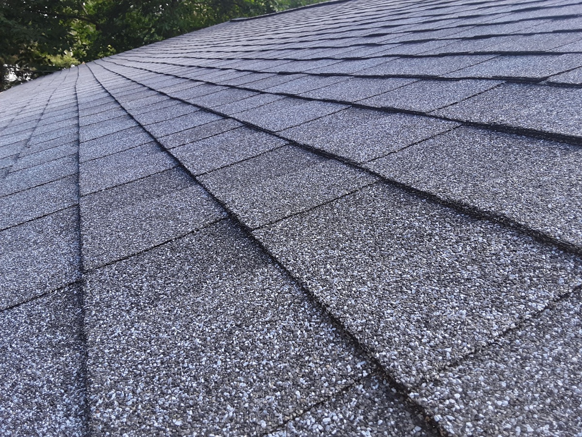 Atlantic Blue shingle texture close-up Hopkinton RI roof replacement