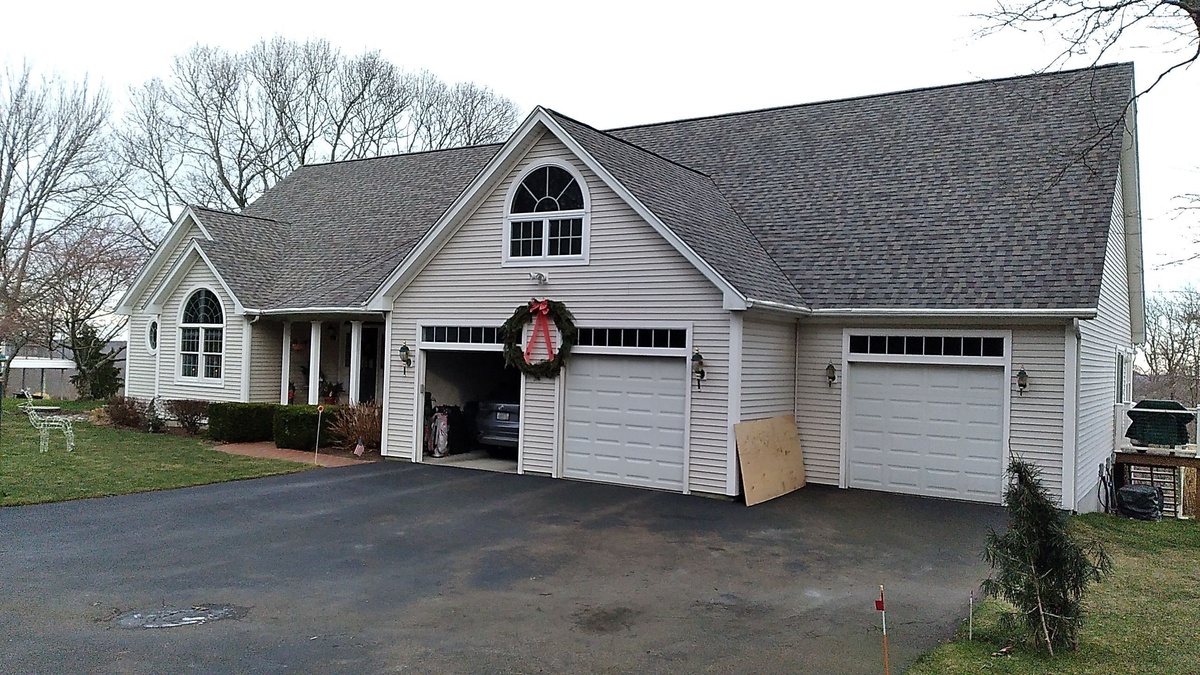 South Kingstown RI cape after wind storm roof replacement