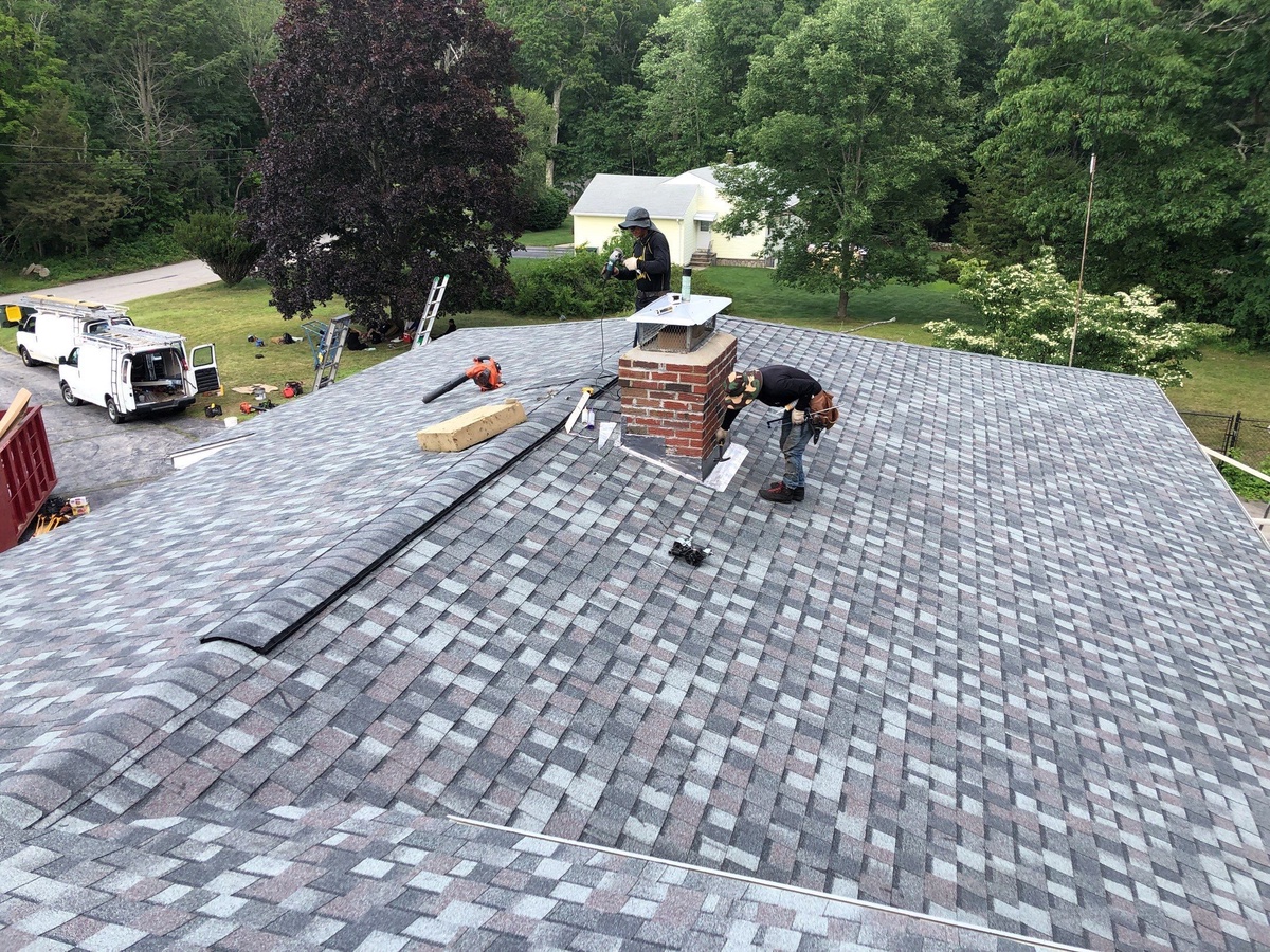 CertainTeed Landmark PRO Colonial Slate color detail Smithfield RI