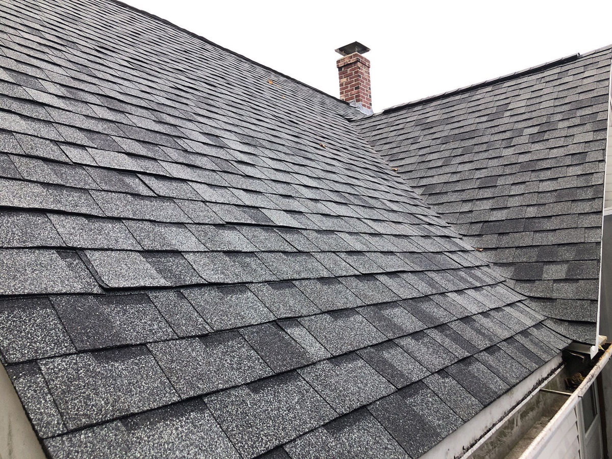 CertainTeed Landmark Granite Gray shingle detail Jamestown RI roof replacement