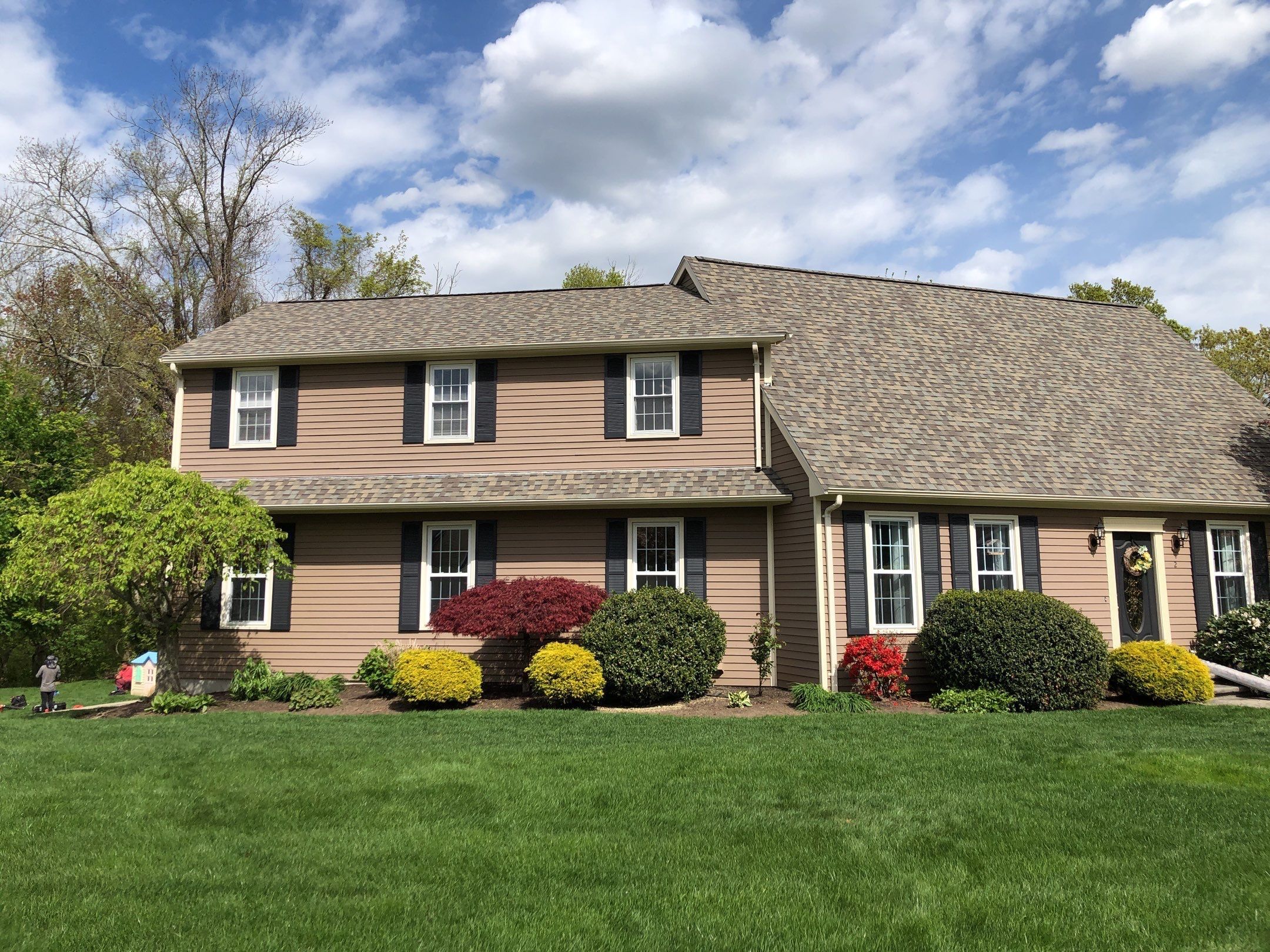 Lincoln, RI Storm Damage Roof Restoration — CertainTeed Landmark Weathered Wood