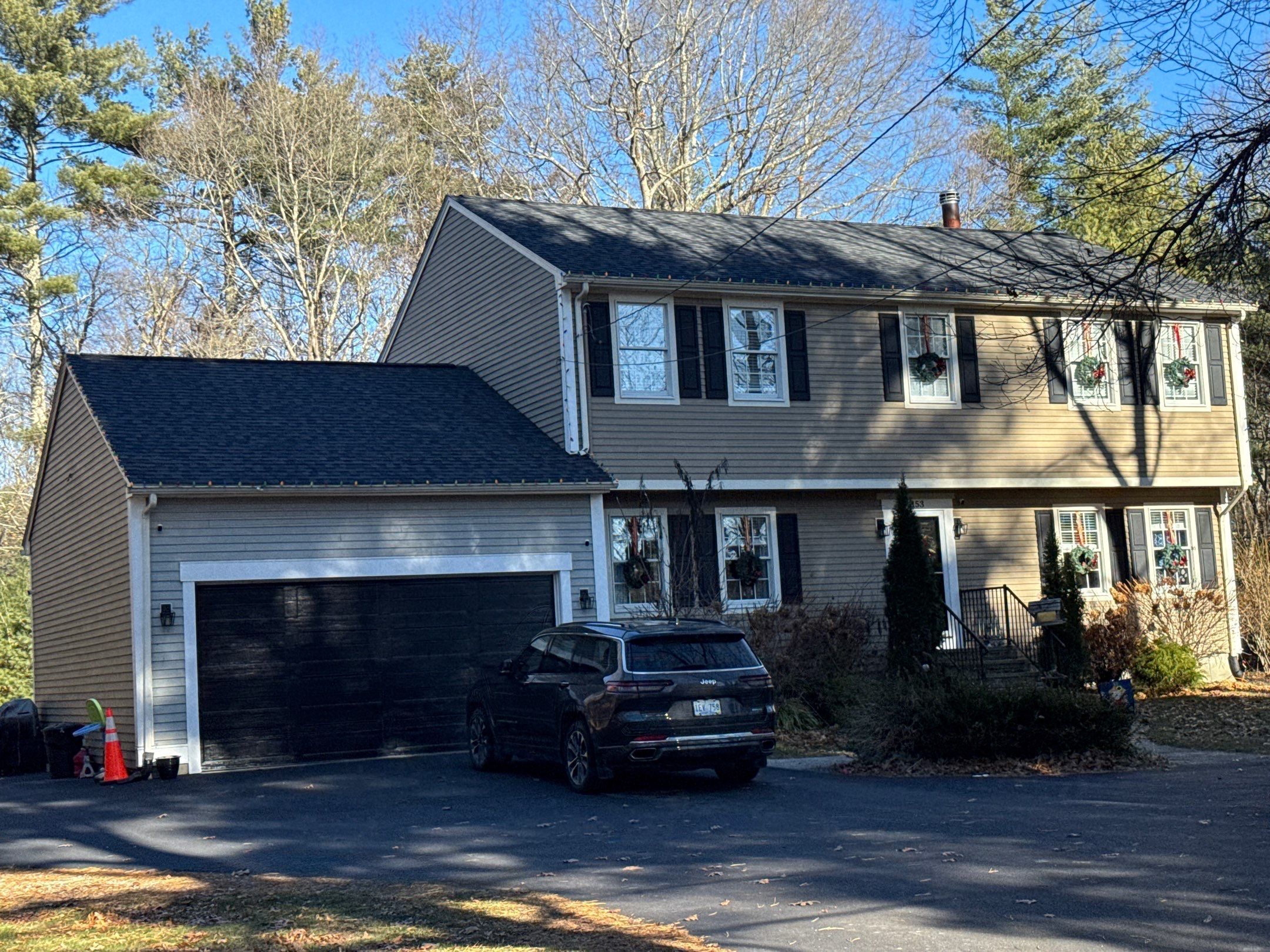 Glocester, RI Roof Replacement — CertainTeed Landmark in Moire Black