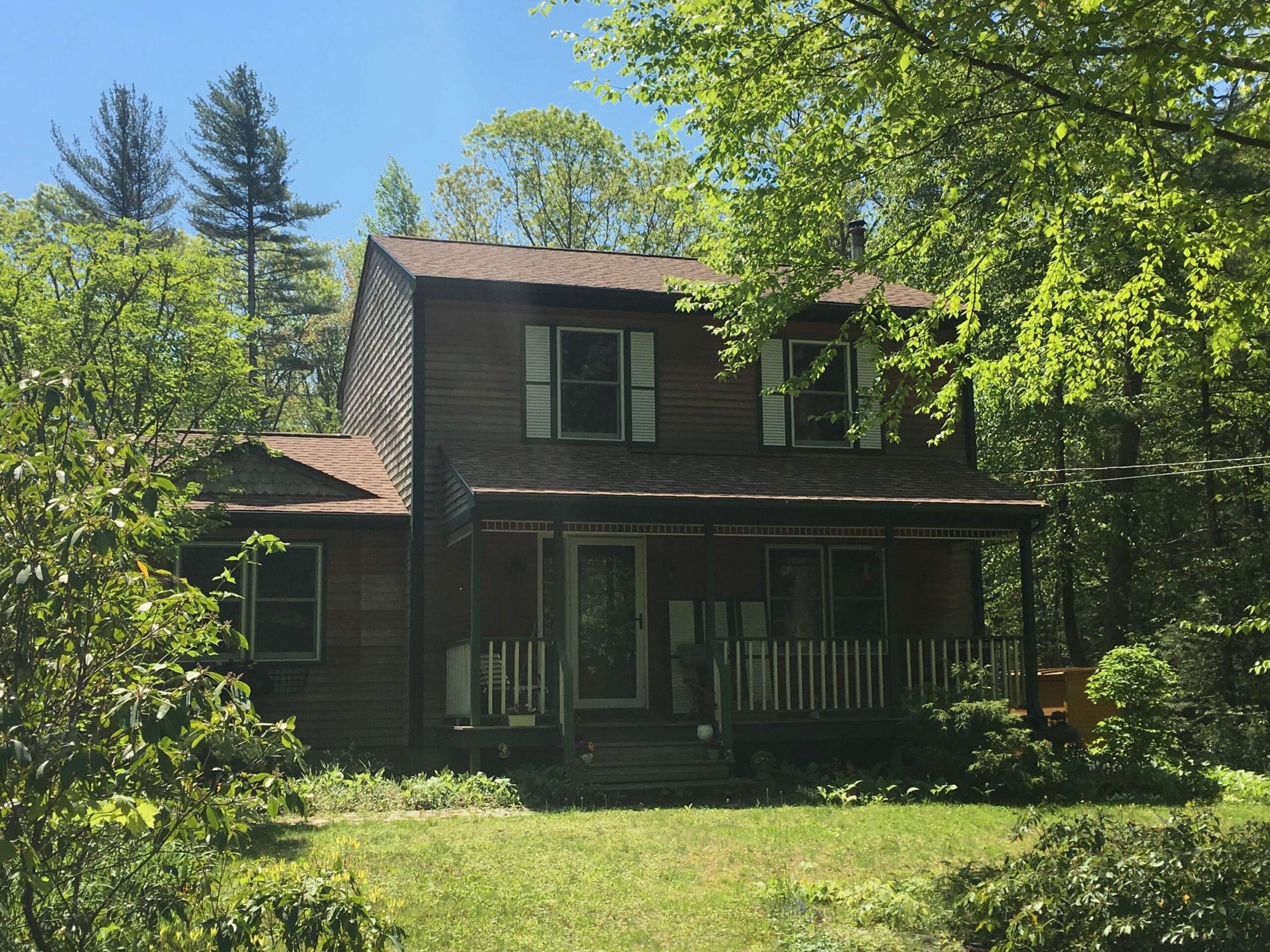 After — Hope Valley RI Roof Repair — CertainTeed Landmark Resawn Shake Re-Roof