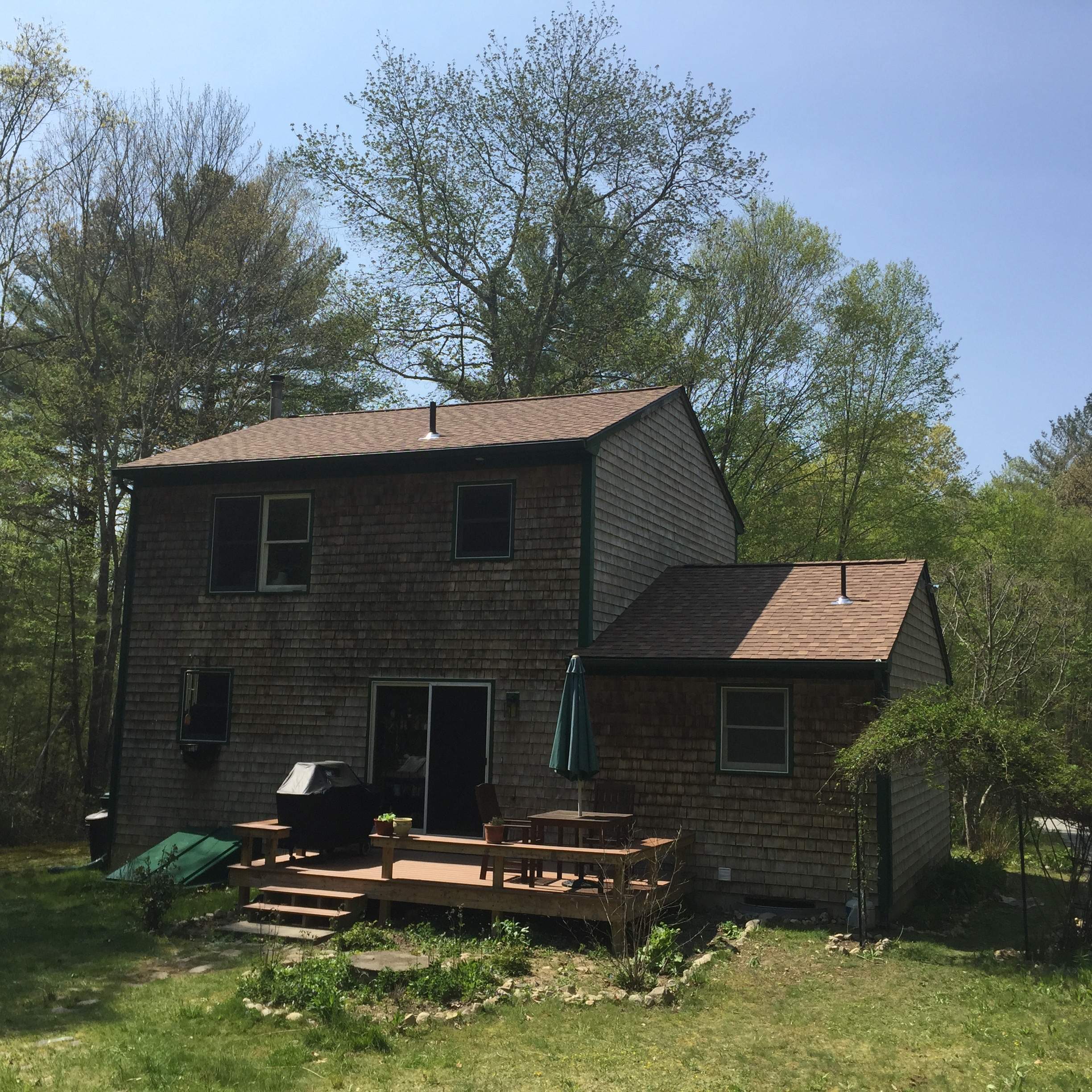rear elevation with new roof, hope valley roof repair