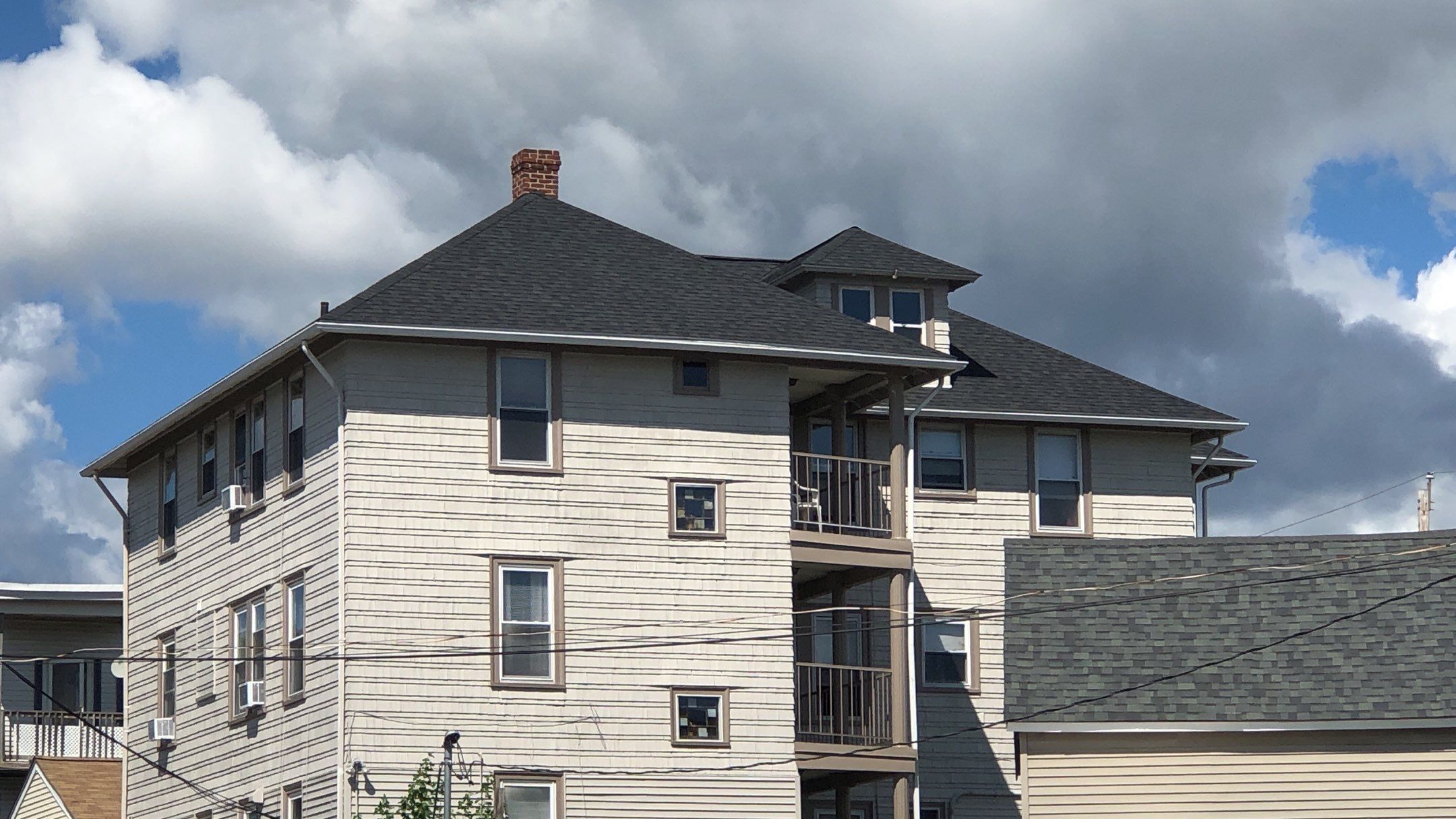 Woonsocket RI Roof Repair — CertainTeed Landmark Charcoal Black Multifamily