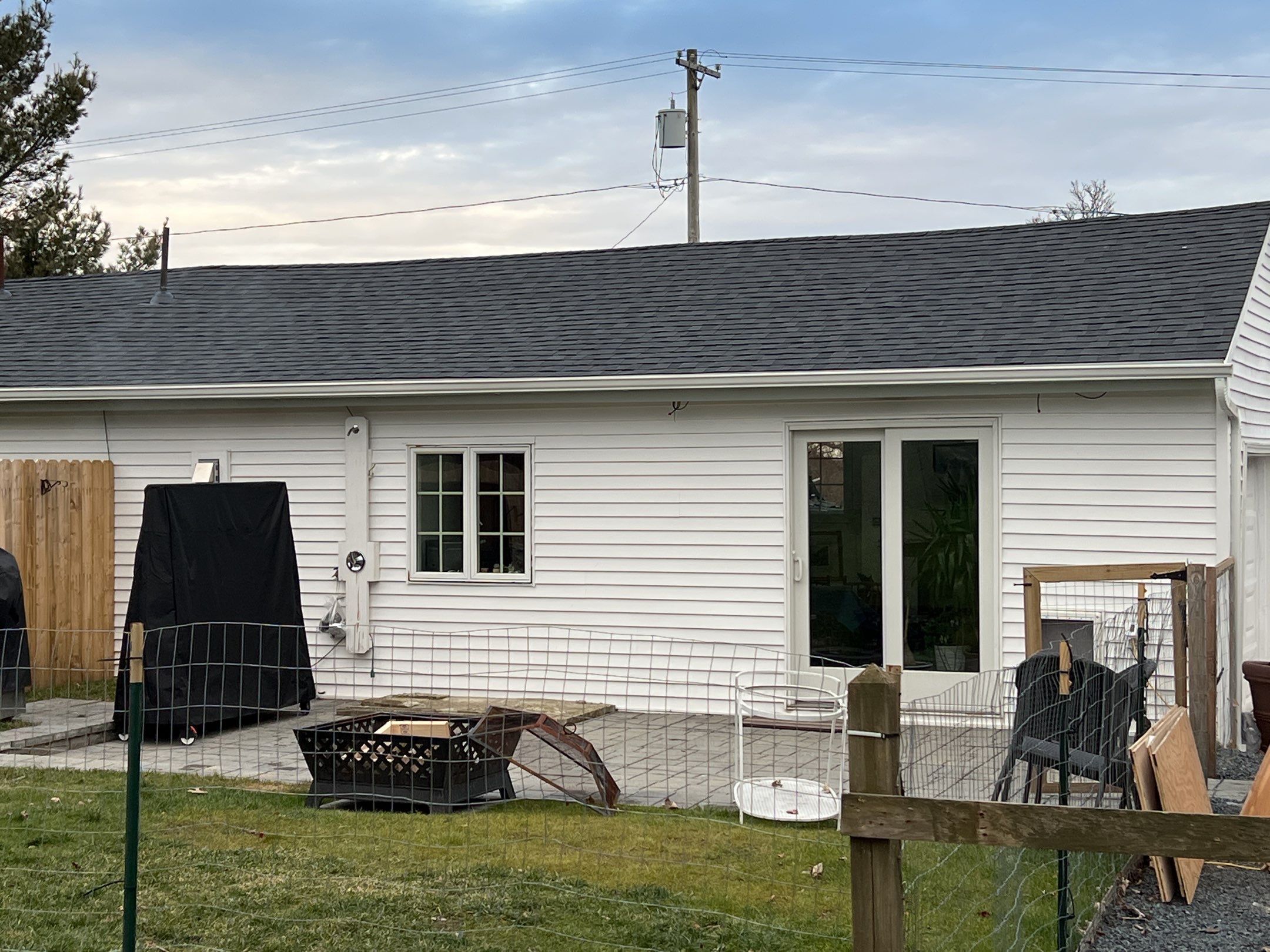 rear elevation with new roof, portsmouth roof repair