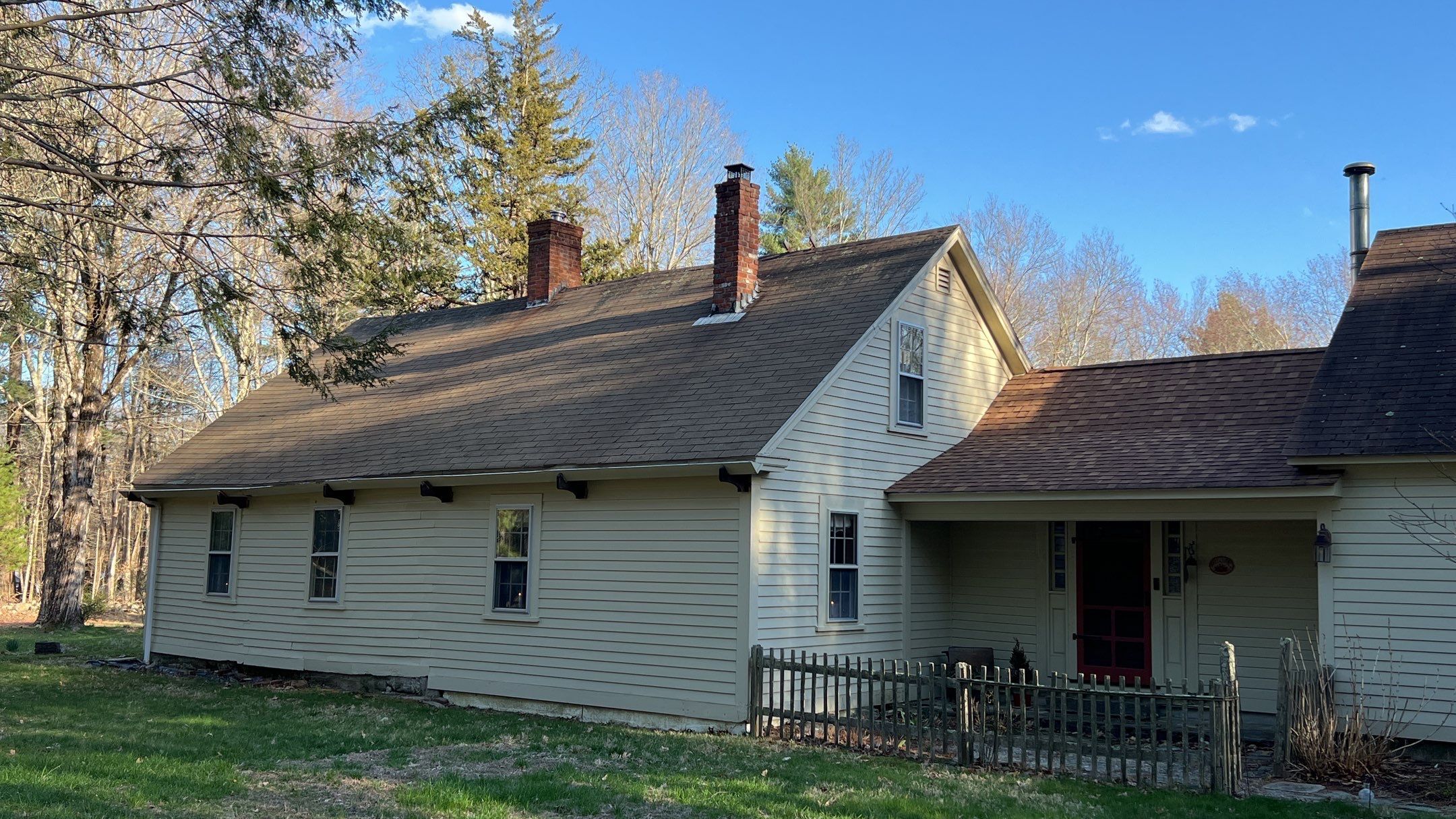 front elevation of property, foster roof repair
