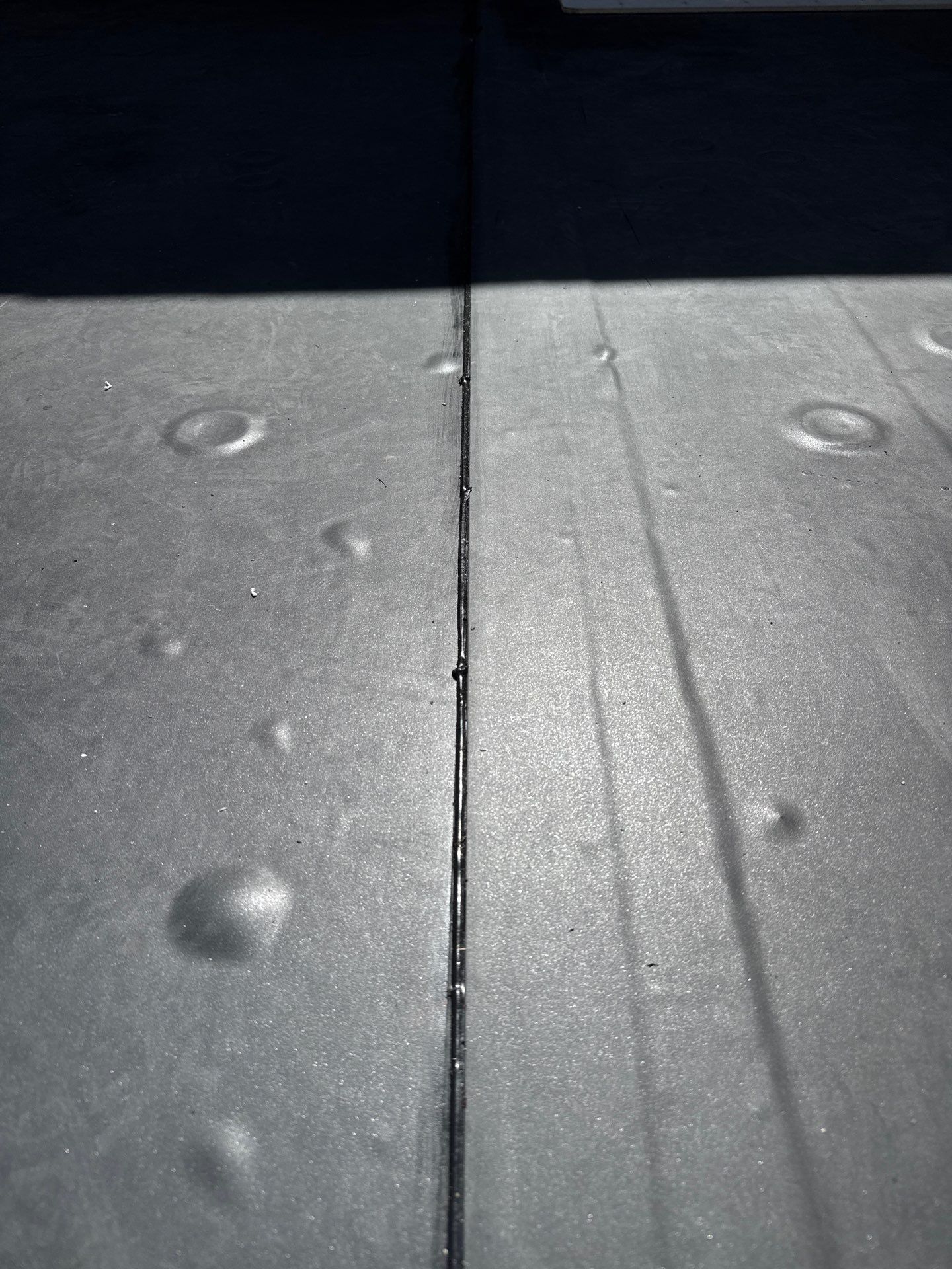 EPDM membrane seam detail, Burrillville commercial roofing