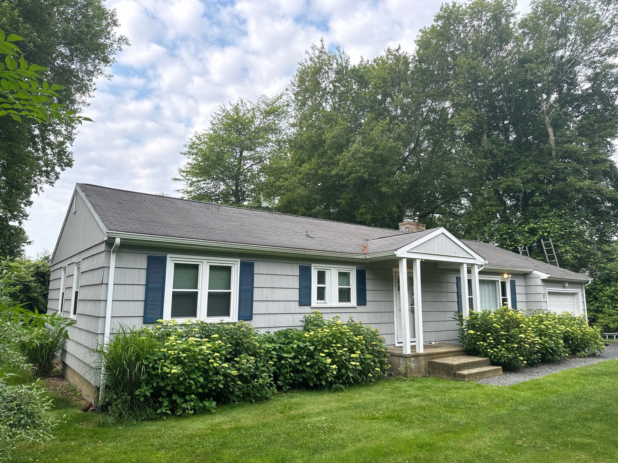 After — Saunderstown Roof Repair — CertainTeed Landmark Replacement in Georgetown Gray