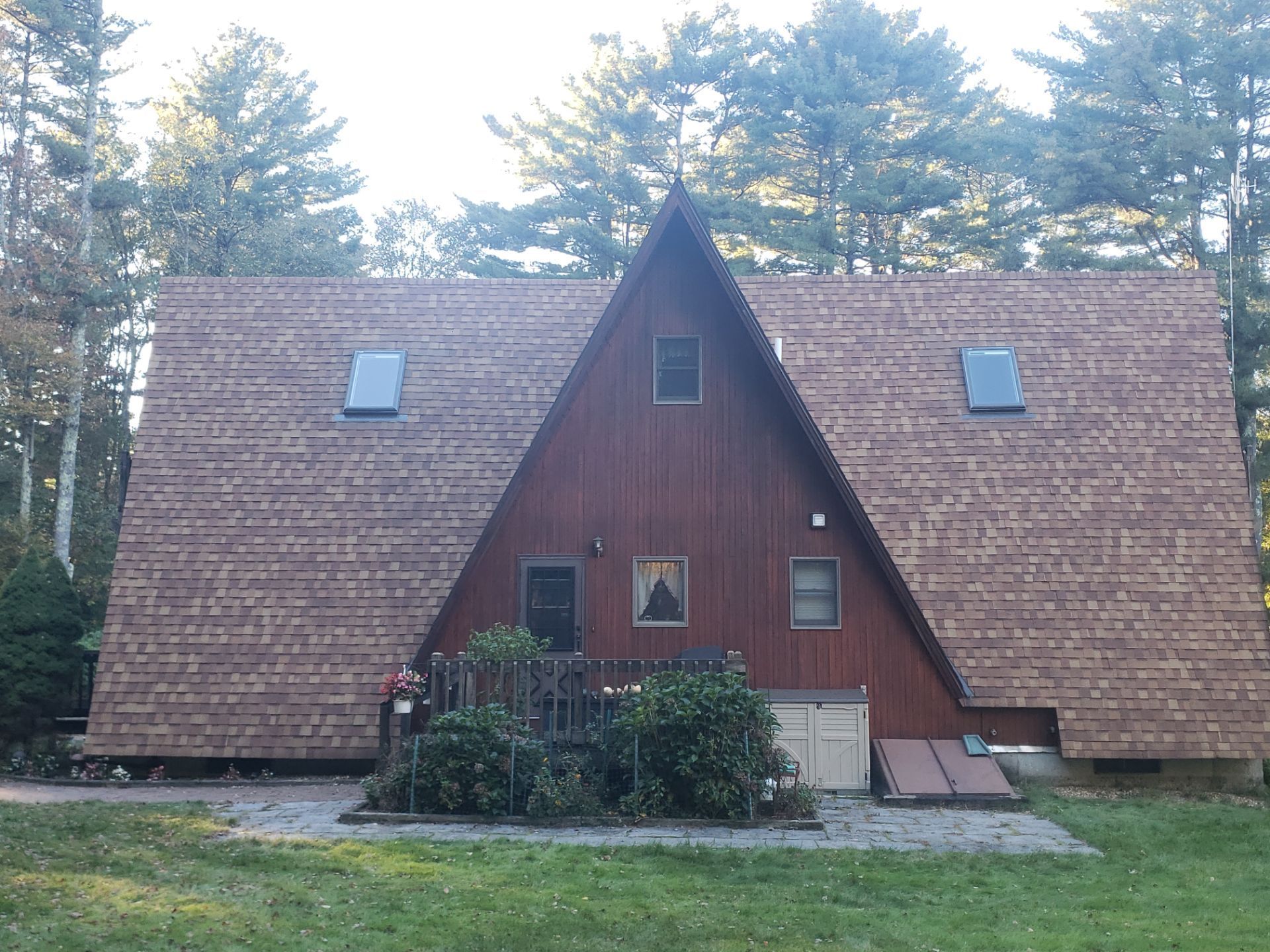 Clayville Skylight Installation — Bringing Daylight Into an A-Frame Cabin