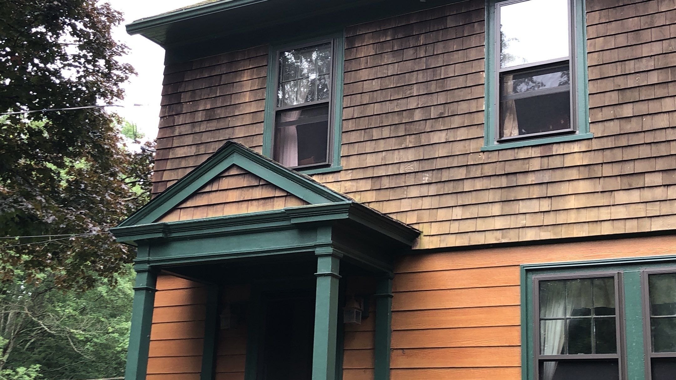 Foster, RI Cedar Shake Siding Replacement — Natural Wood Exterior Refresh