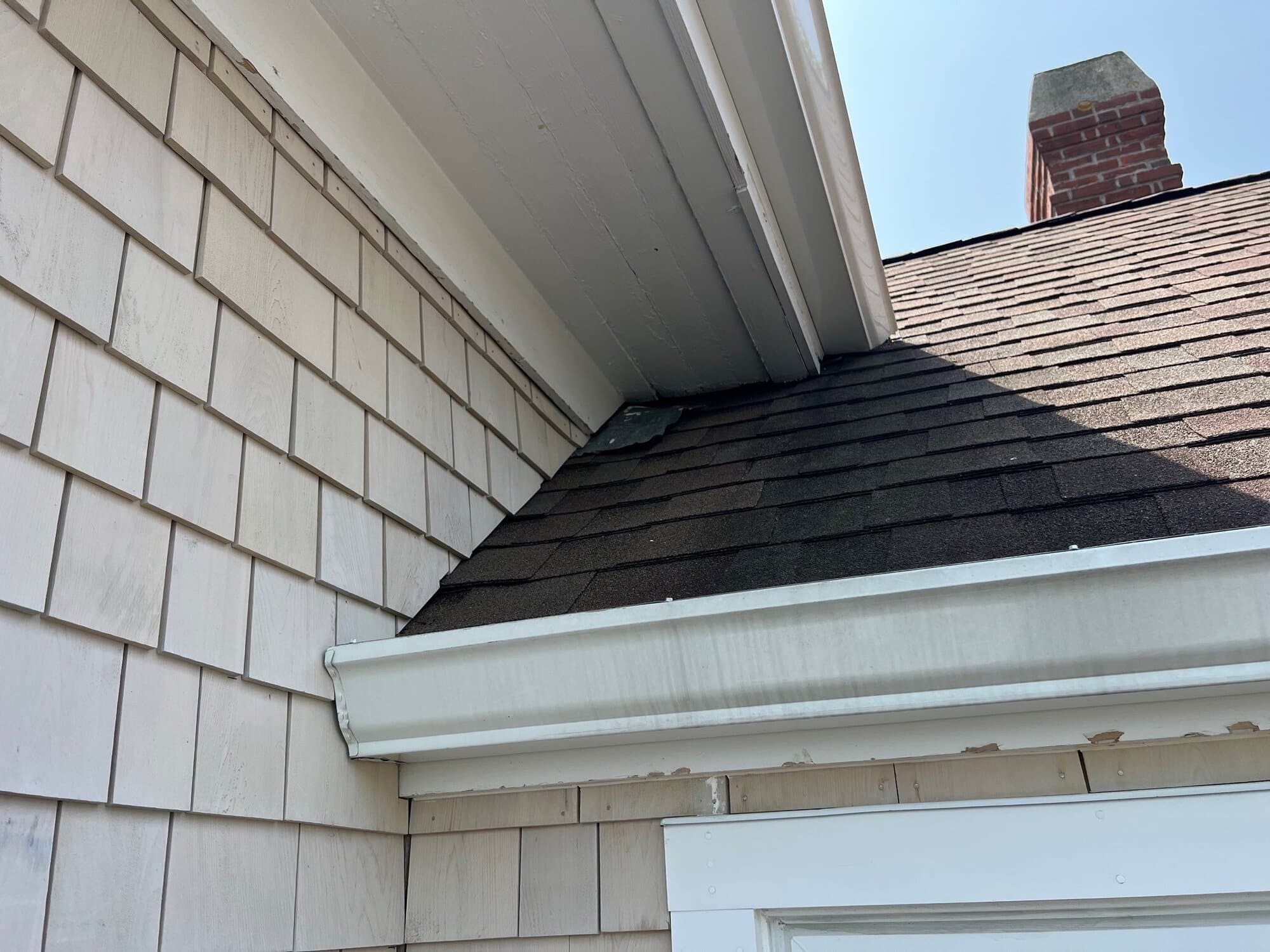 Jamestown, RI Roof Repair — Sidewall Flashing and Sealed Roof-to-Wall Details Blended Into the Existing Roof
