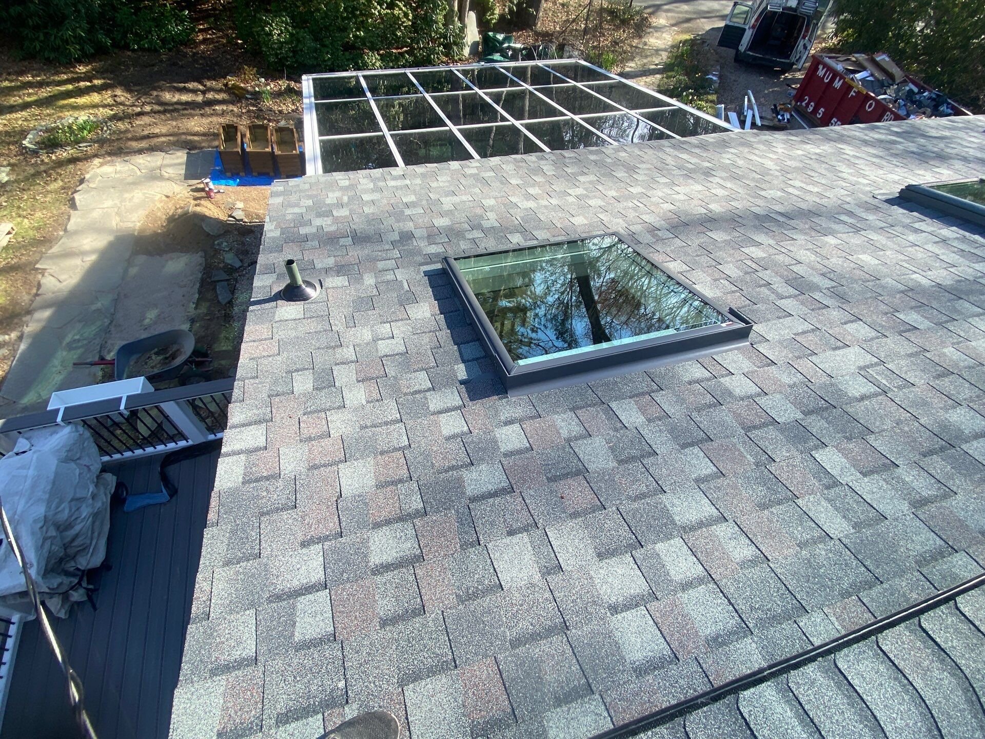 After — Kingston, RI Residential Roofing — Full Tear-Off and New Architectural Asphalt Roof System