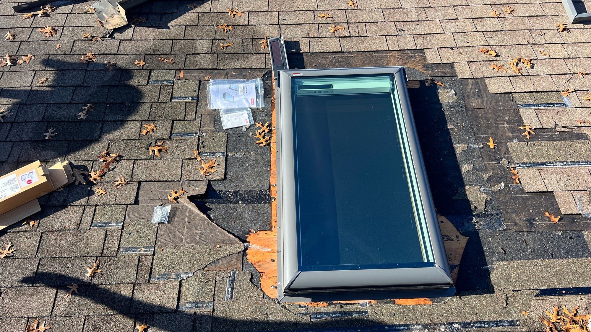 Scituate, RI Skylight Replacement on Ide Rd: Old Units Out, Bright New Deck-Mounted Skylights In