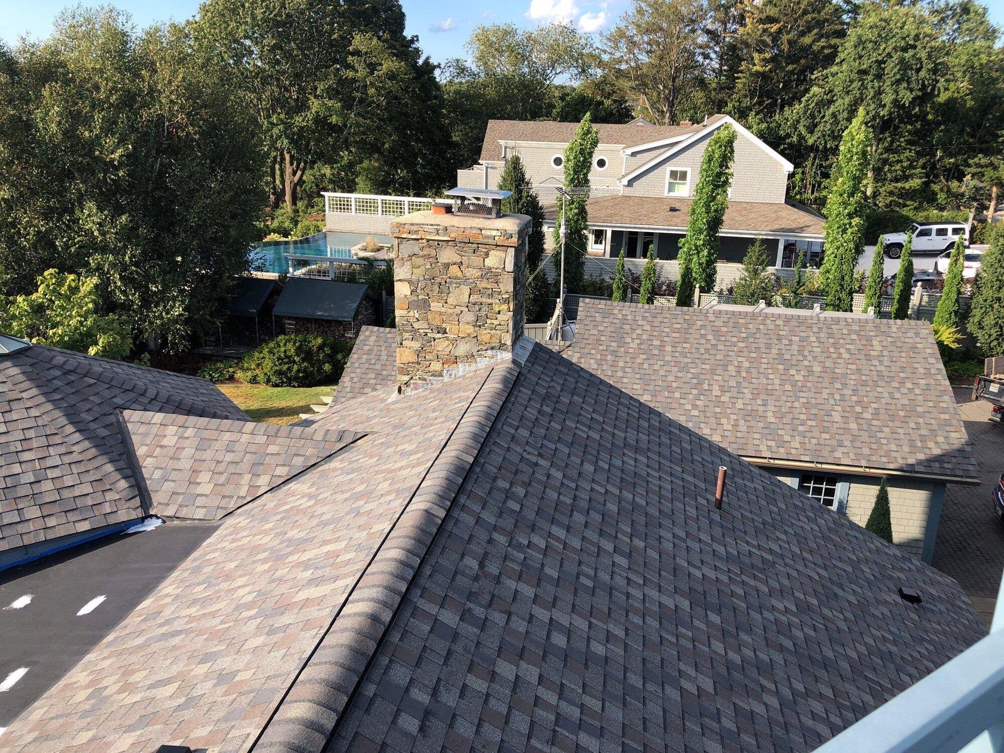 Jamestown, RI Commercial Roofing: Reflective Silicone Restoration on a Waterfront Flat Roof