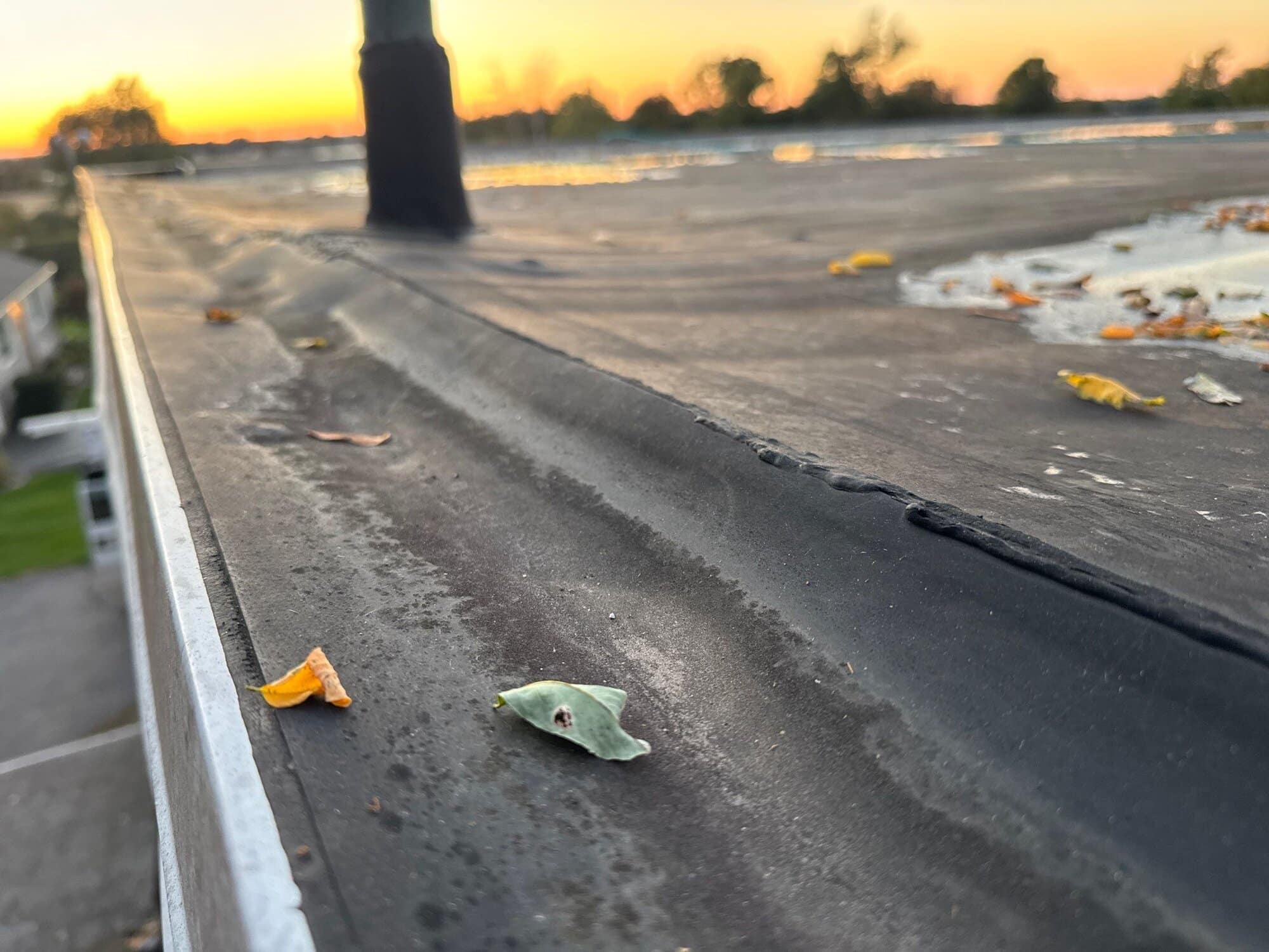 After — Low-Slope Modified-Bitumen Flat Roof Replacement in Warren, RI