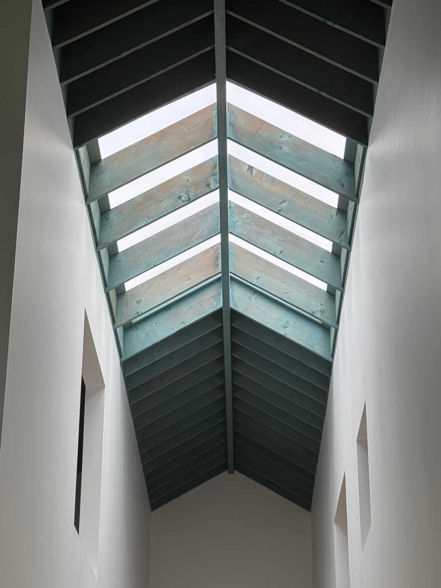After — A Dramatic Ridge Run of Skylights in a Little Compton, RI Coastal Home