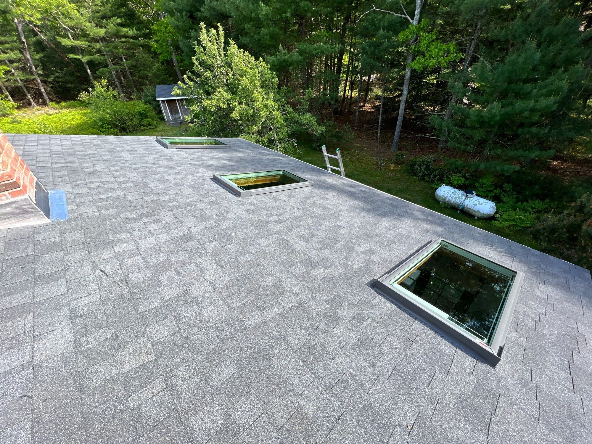 After — Charlestown, RI Skylight Installation — Multiple New Skylights on Arbutus Trail