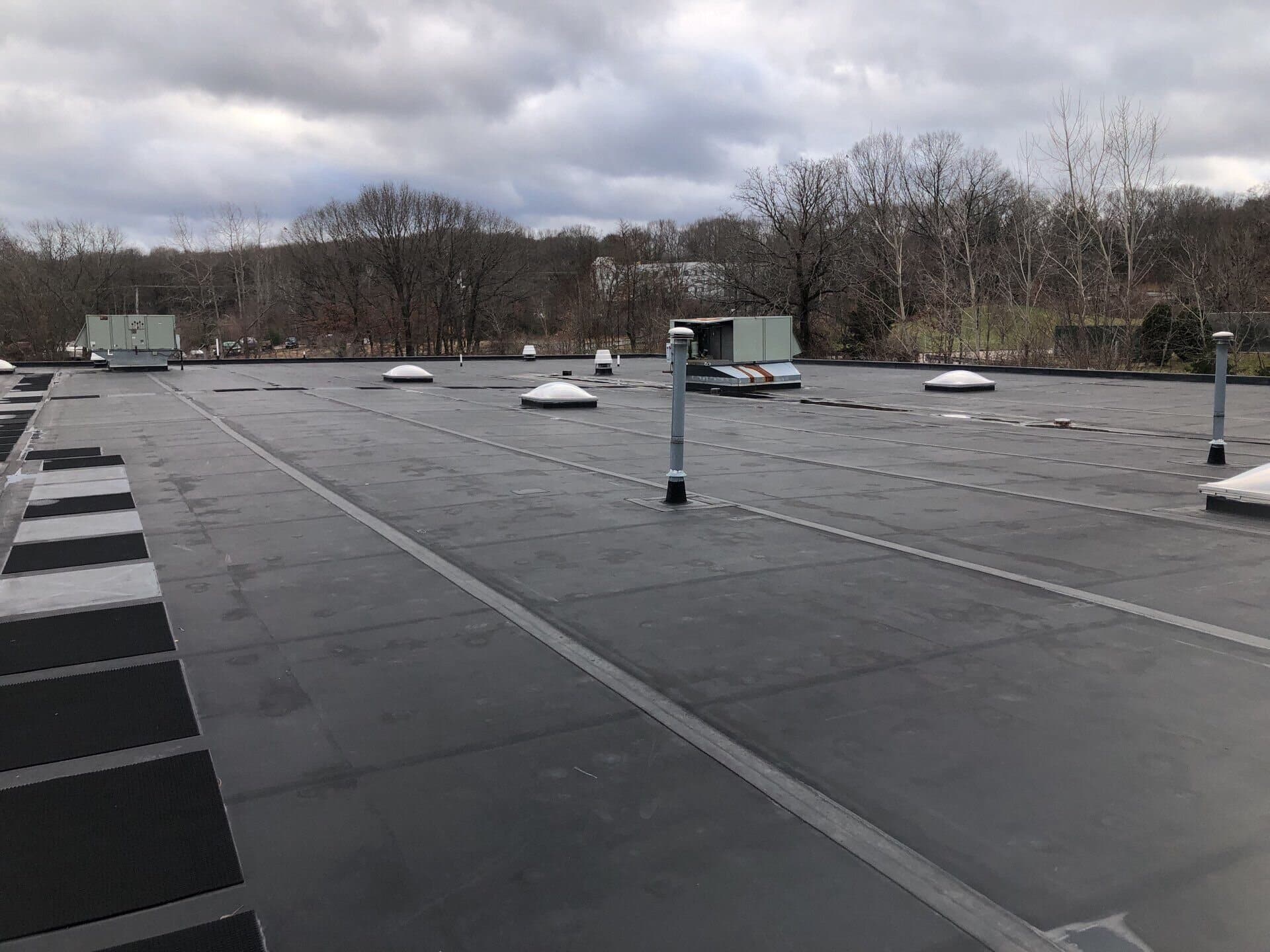 After — Lincoln, RI Commercial Roofing — Fully-Adhered EPDM Roof on George Washington Hwy