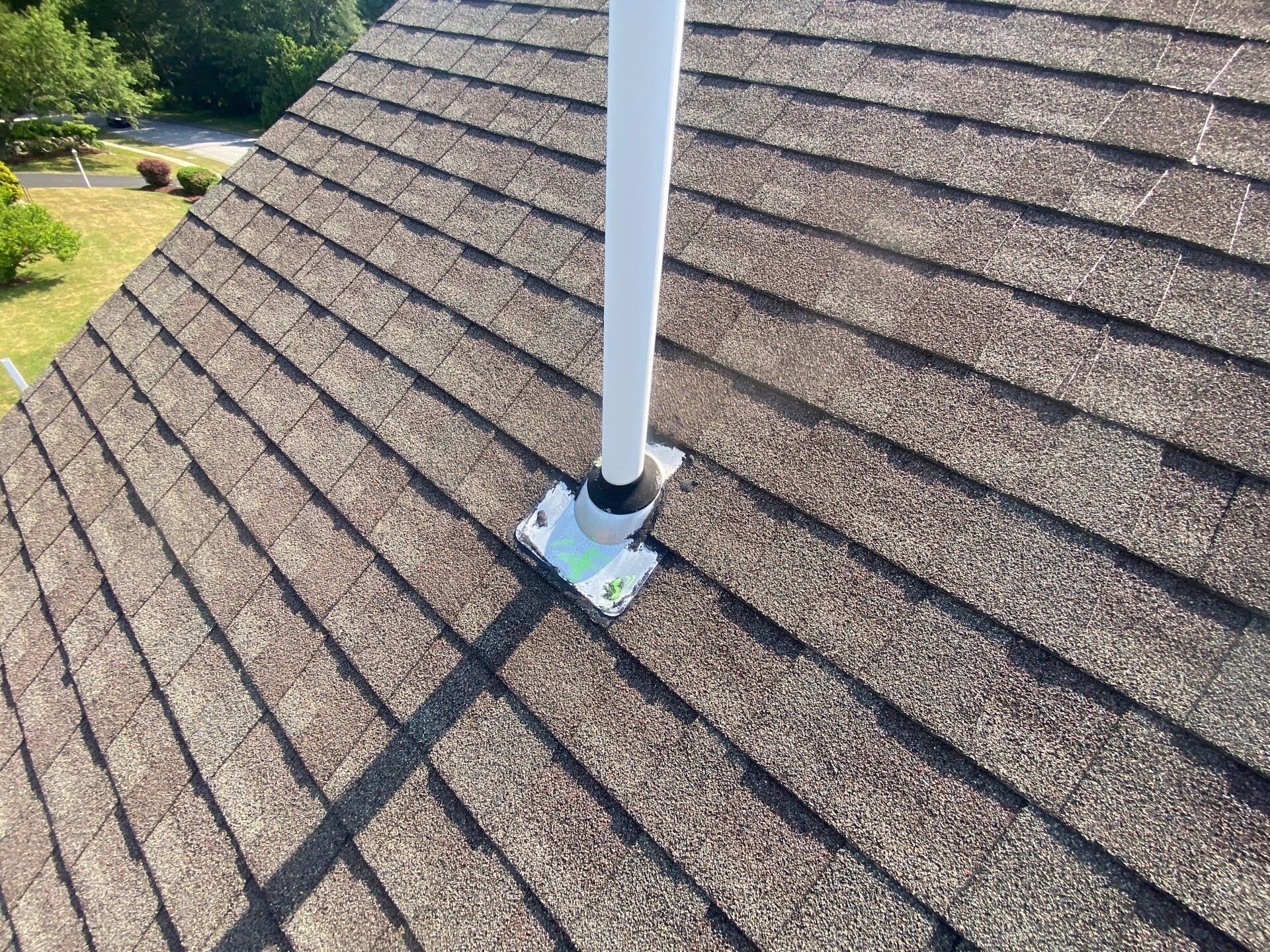 Completed replacement roof, ready for decades of service