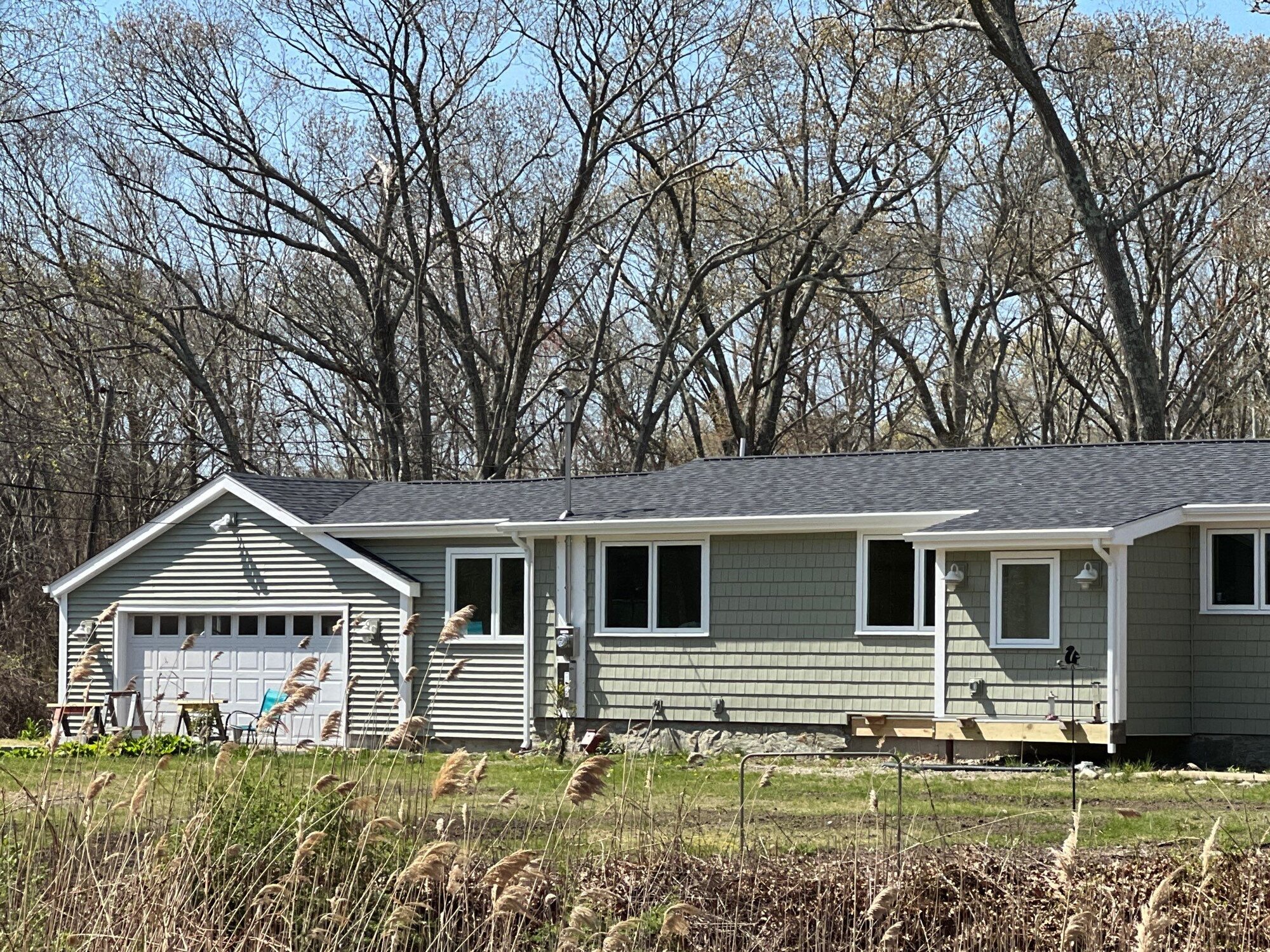 After — North Kingstown Full Siding Replacement with New Lap Siding