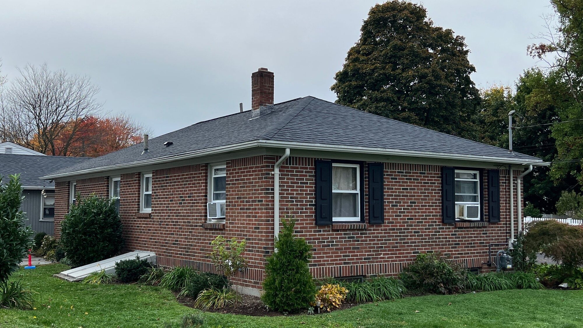 Cranston Seamless Aluminum Gutter and Downspout Installation