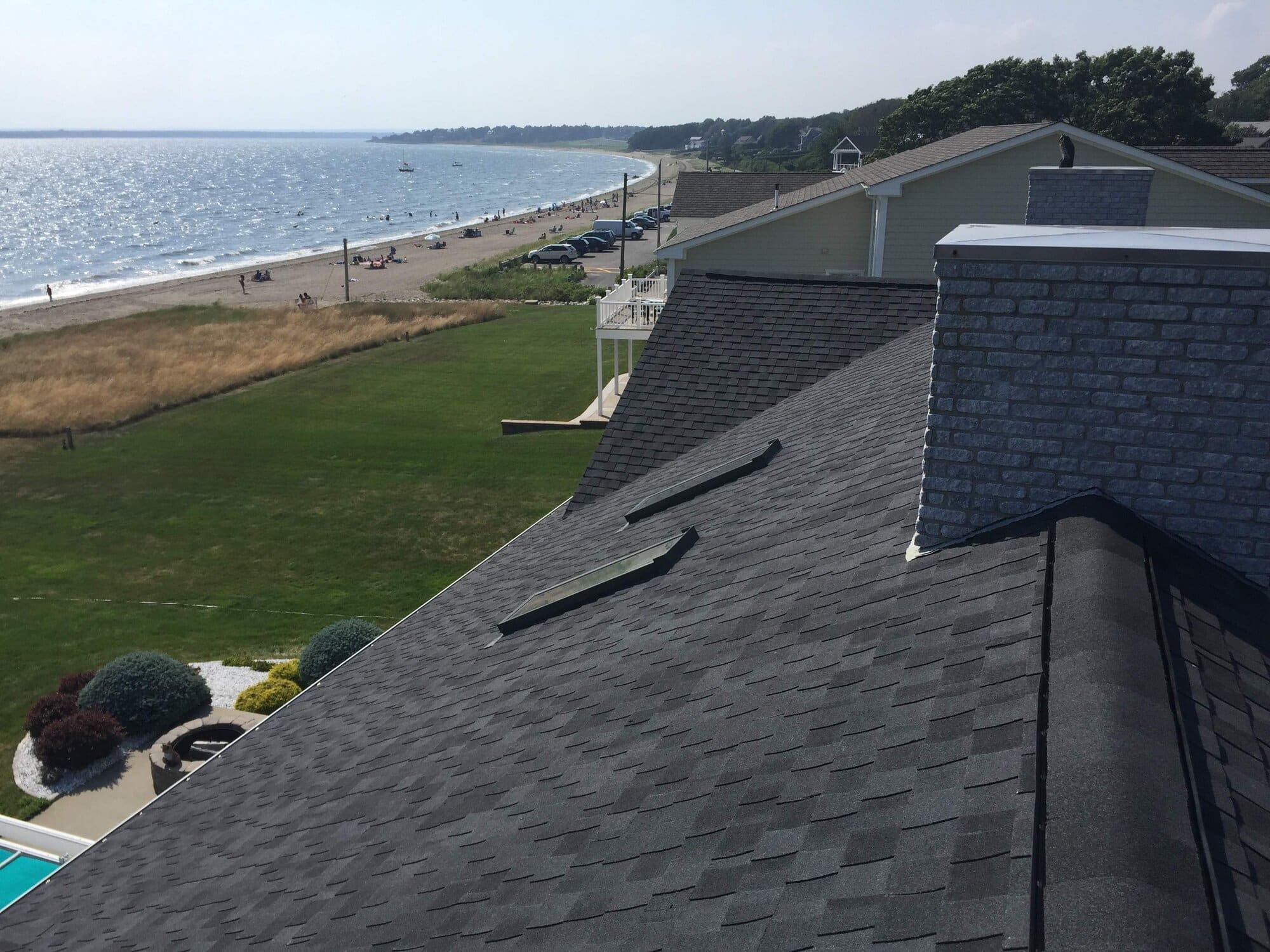 After — Barrington Waterfront Re-Roof: Ventilation That Helps Keep Winter Ice Dams at Bay