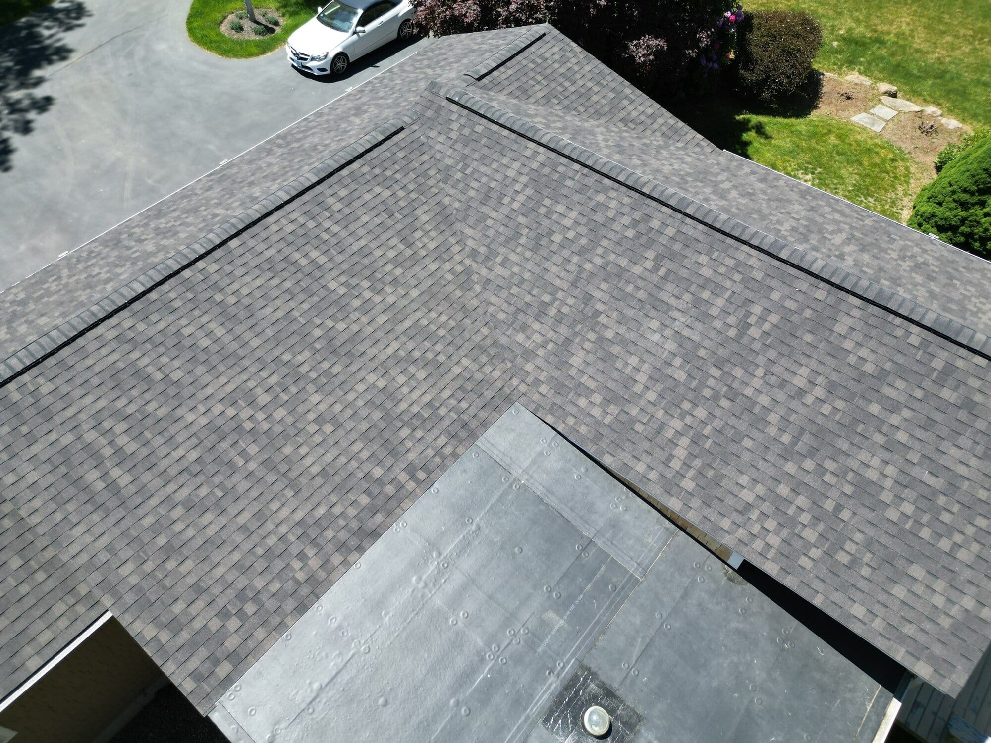 After — Exeter, RI Roof Replacement: Why We Chose a Continuous Ridge Vent Over Scattered Box Vents