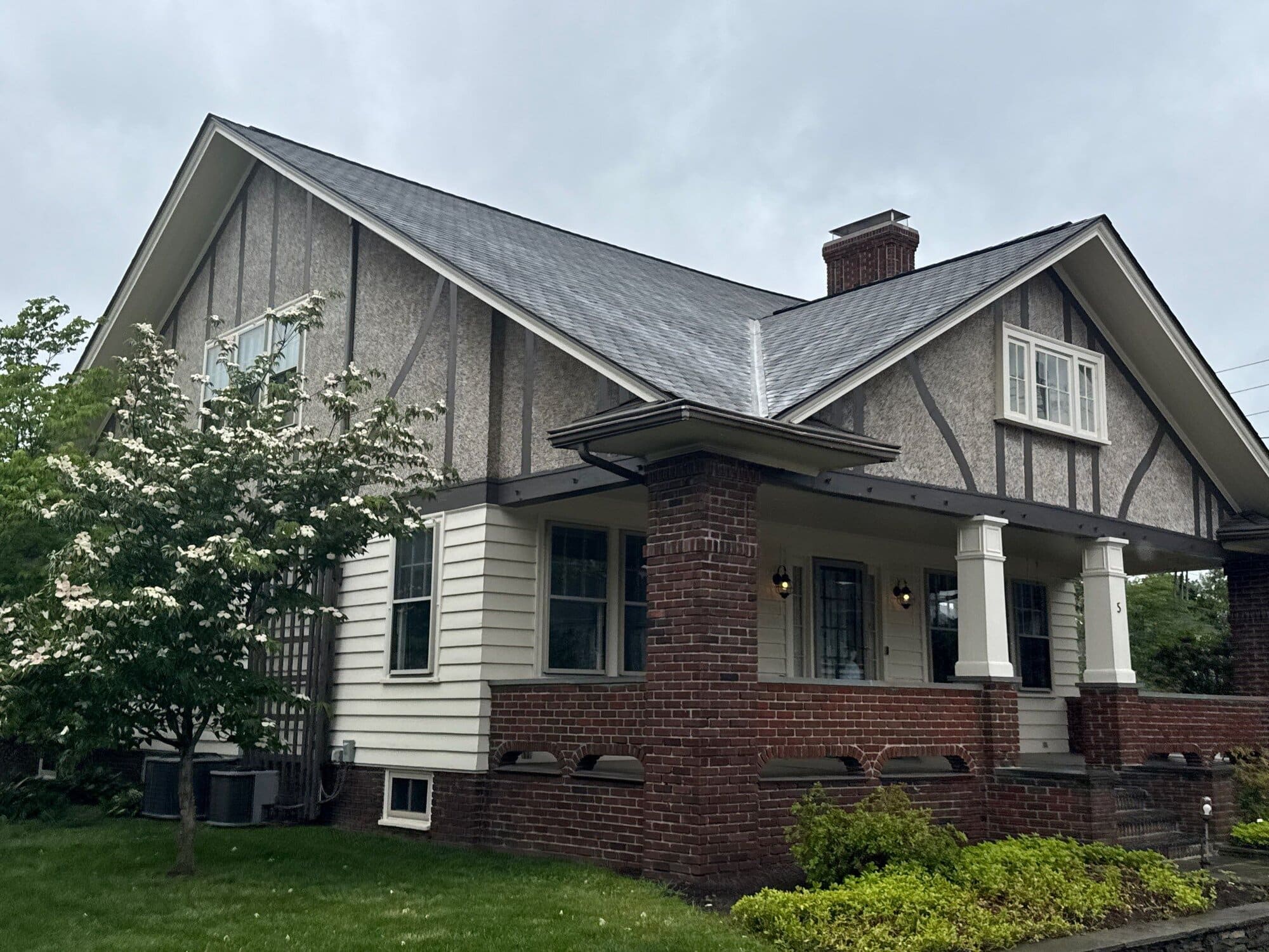 Balanced intake at the eaves completes the ventilation system