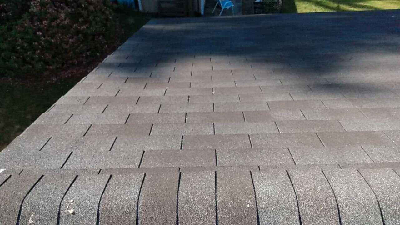 Balanced intake at the eaves completes the ventilation system