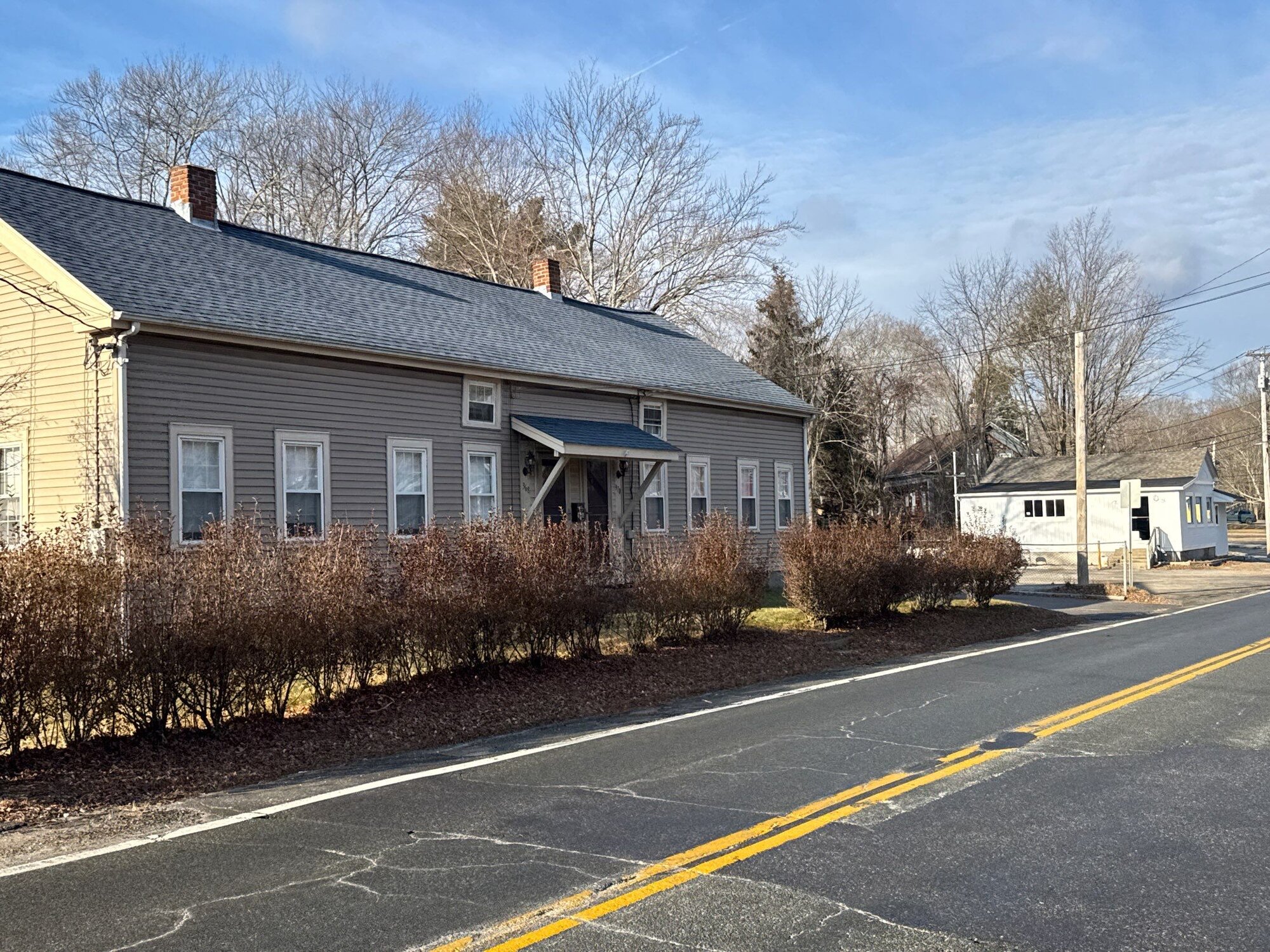 After — Burrillville, RI Attic Ventilation: New Ridge Vent on an Antique Farmhouse Roof
