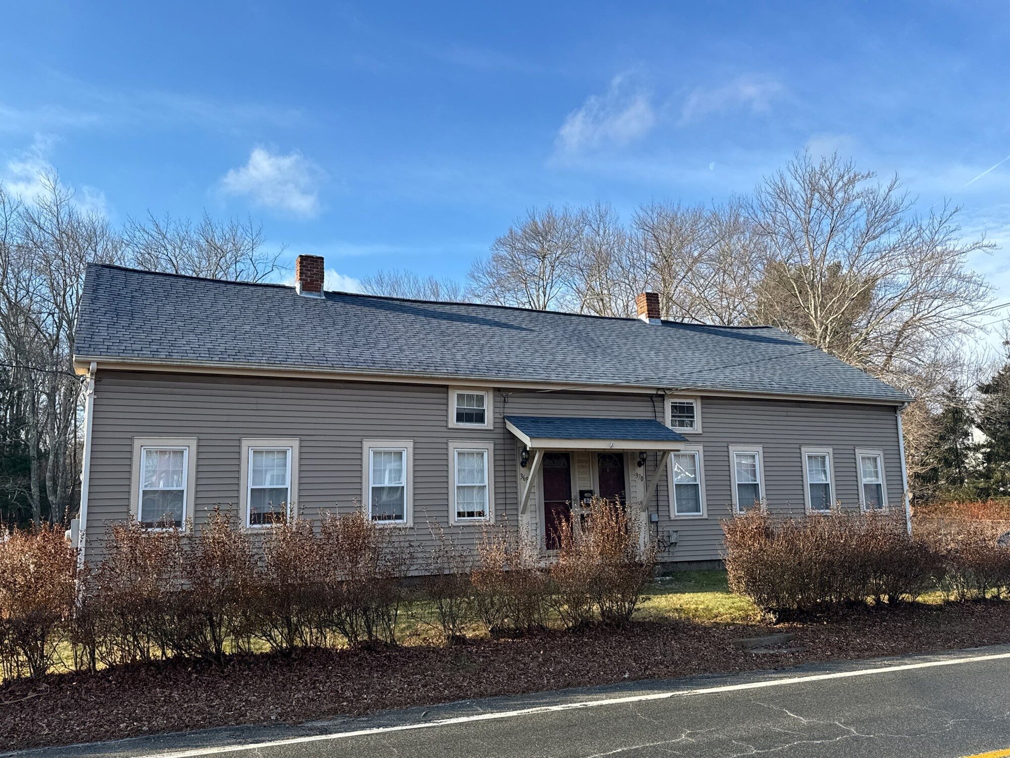 Burrillville, RI Attic Ventilation: New Ridge Vent on an Antique Farmhouse Roof