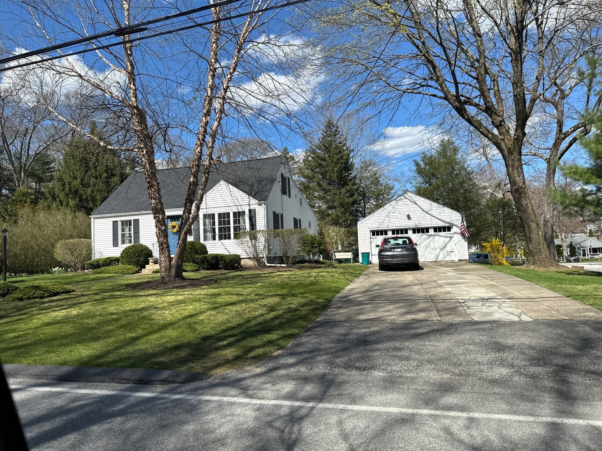 Charcoal Black Roof Replacement on an East Greenwich Cape, RI