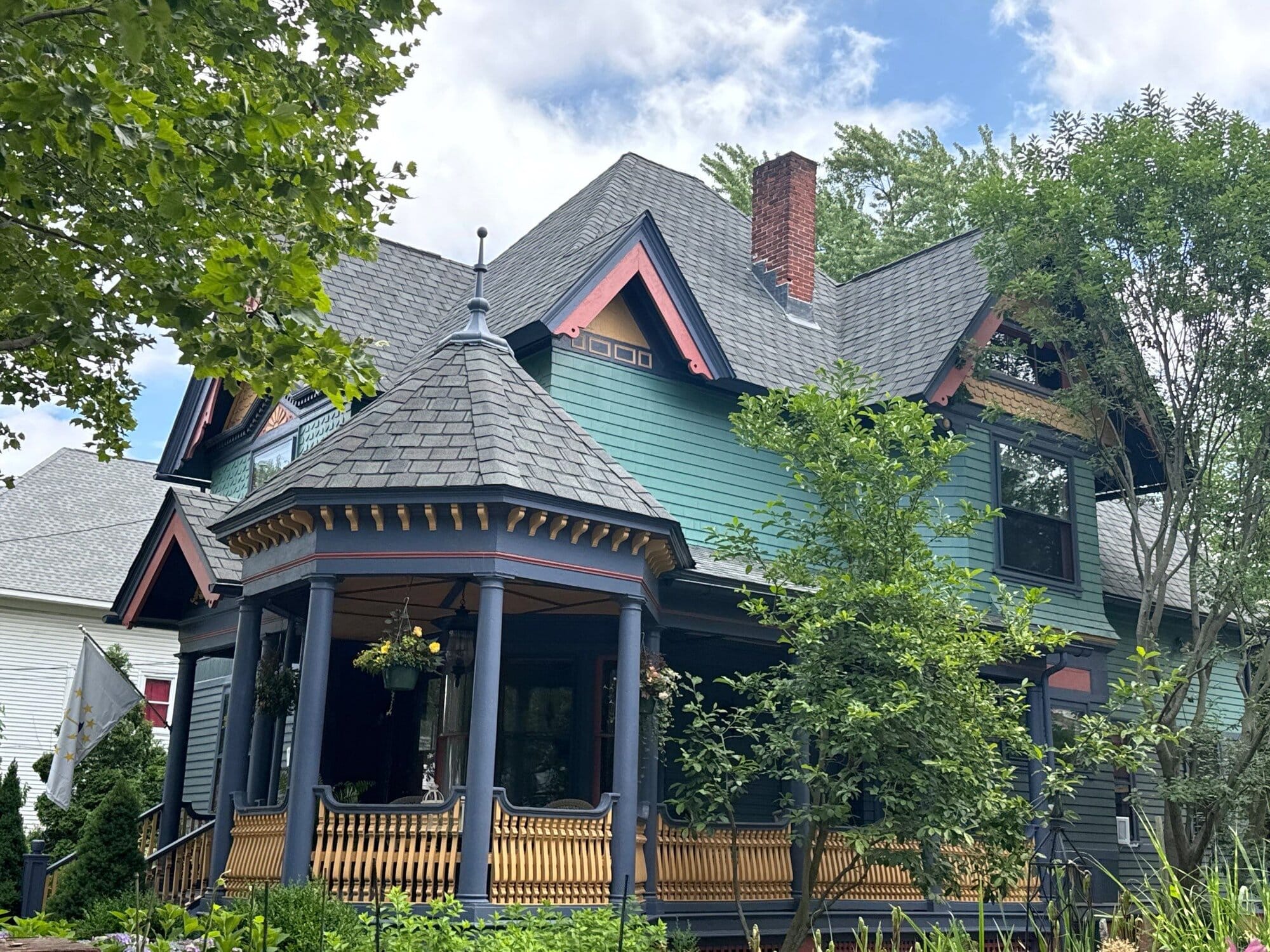 After — Providence Storm Damage Roof Restoration in Colonial Slate