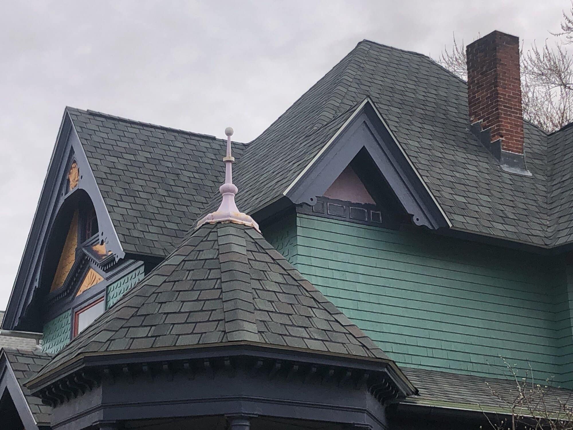 Completed restoration, weather-tight again
