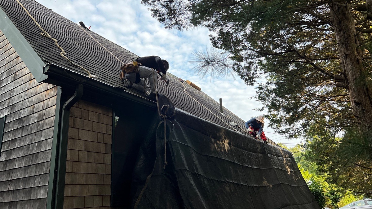 CertainTeed Landmark PRO Colonial Slate Roof Replacement in Jamestown, RI