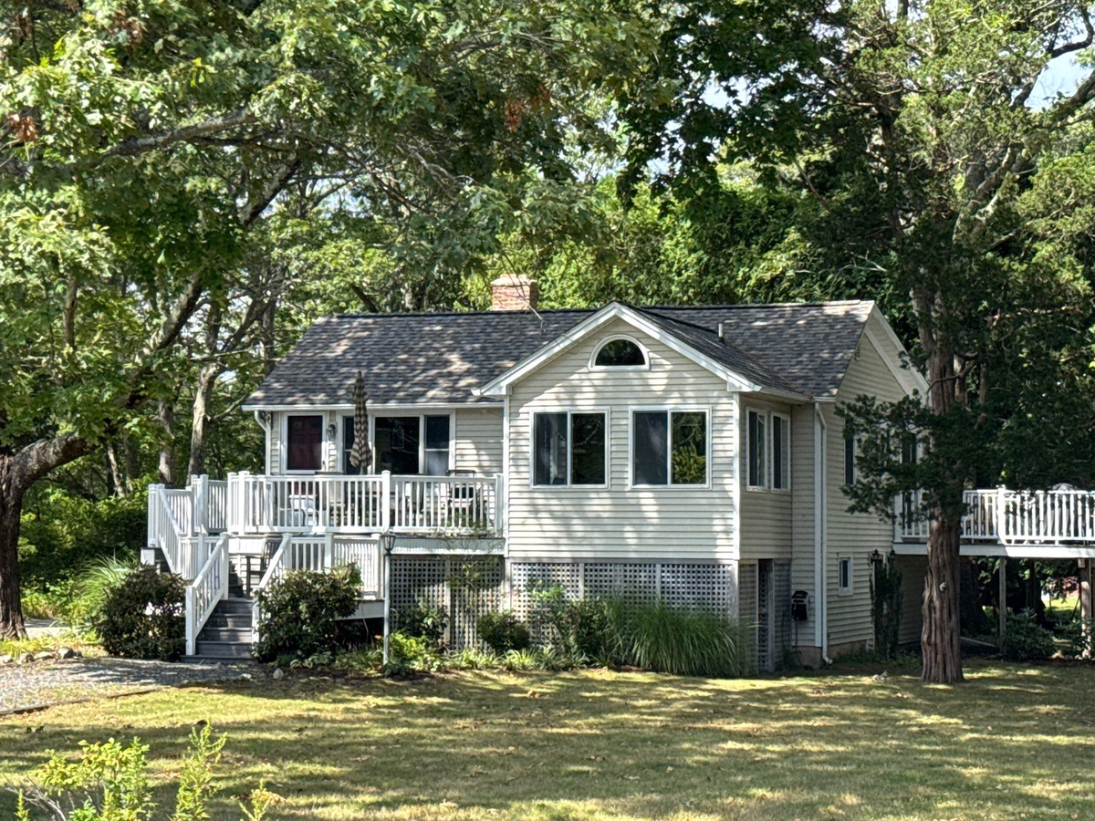 After — The Repair Most Roofs Actually Need — Chimney Flashing Rebuilt on a Landmark PRO Roof in North Kingstown, RI