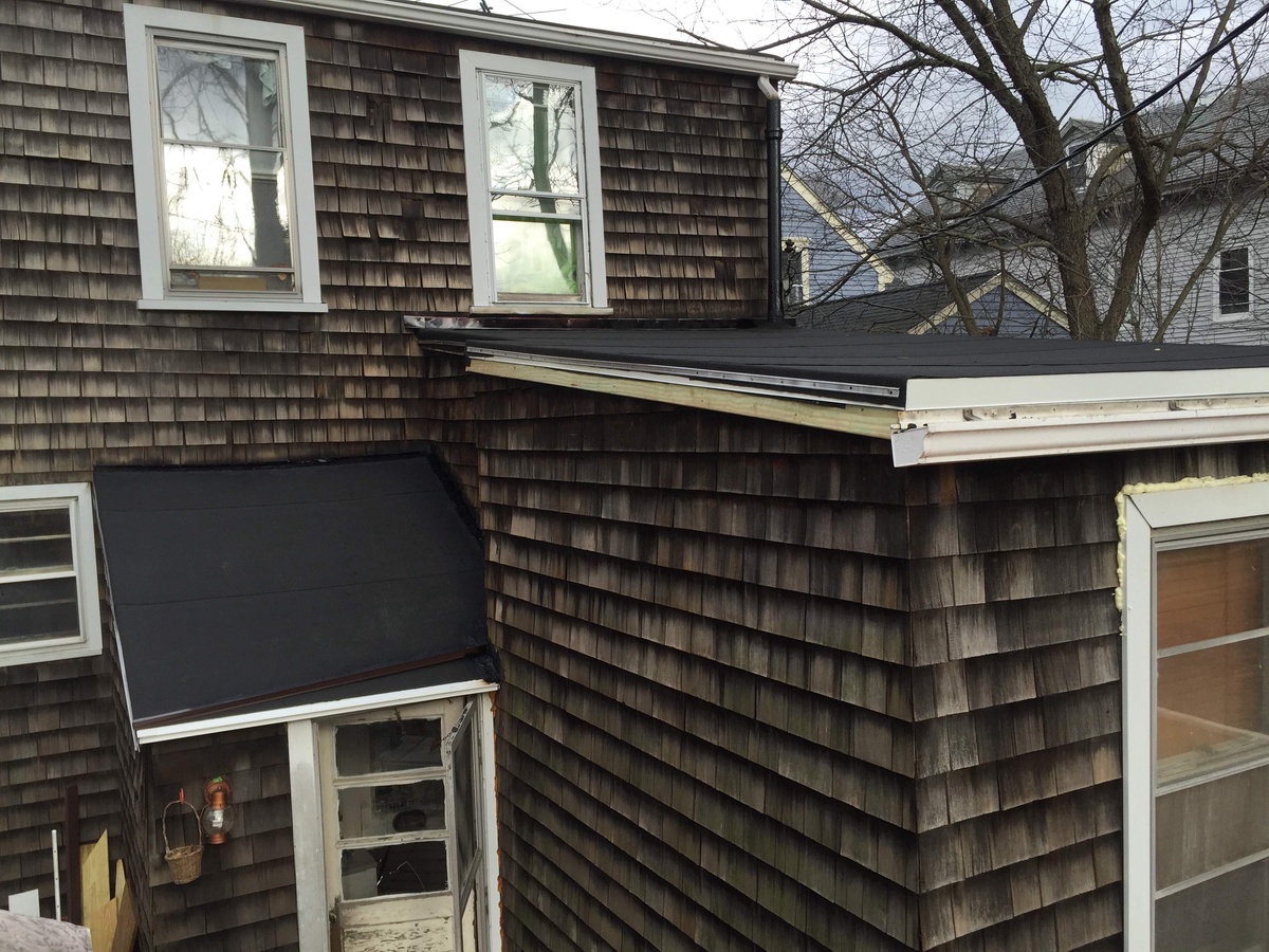 After — A Low-Slope Solution That Actually Fits — Mule-Hide Self-Adhered Mod-Bit Roof in Newport, RI