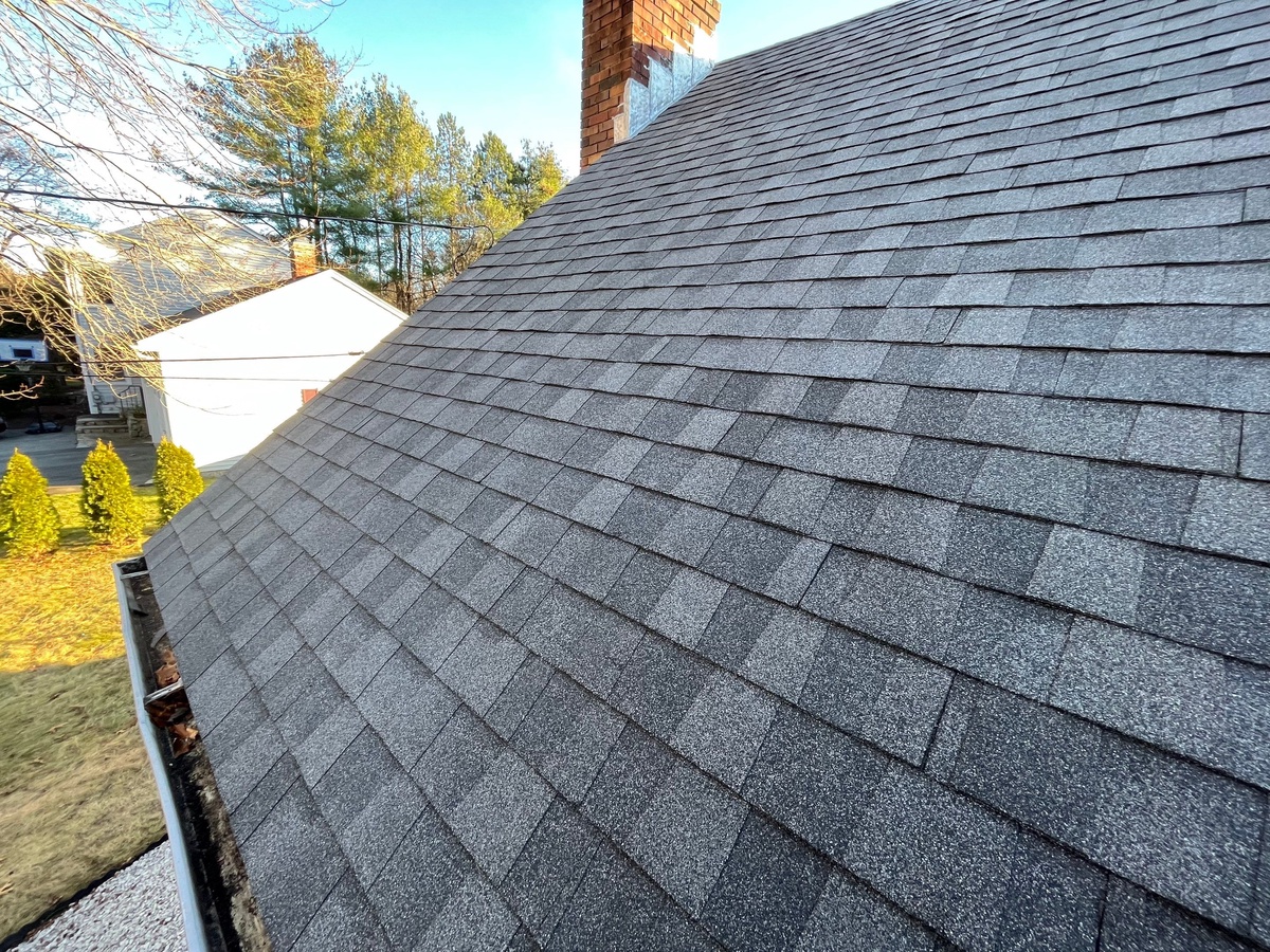 CertainTeed Landmark Pewterwood roof plane Smithfield RI cape