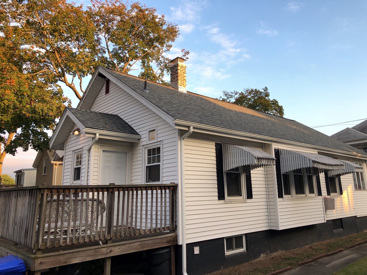 After — A Tree Limb, an Insurance Claim, and a New Roof — CertainTeed Landmark in Colonial Slate, Pawtucket, RI