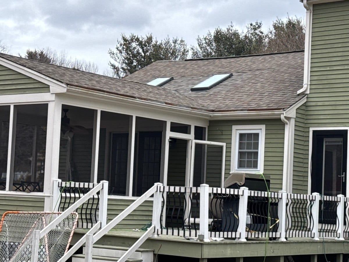 After — Adding Skylights to an Existing Roof: A Cumberland VELUX Retrofit