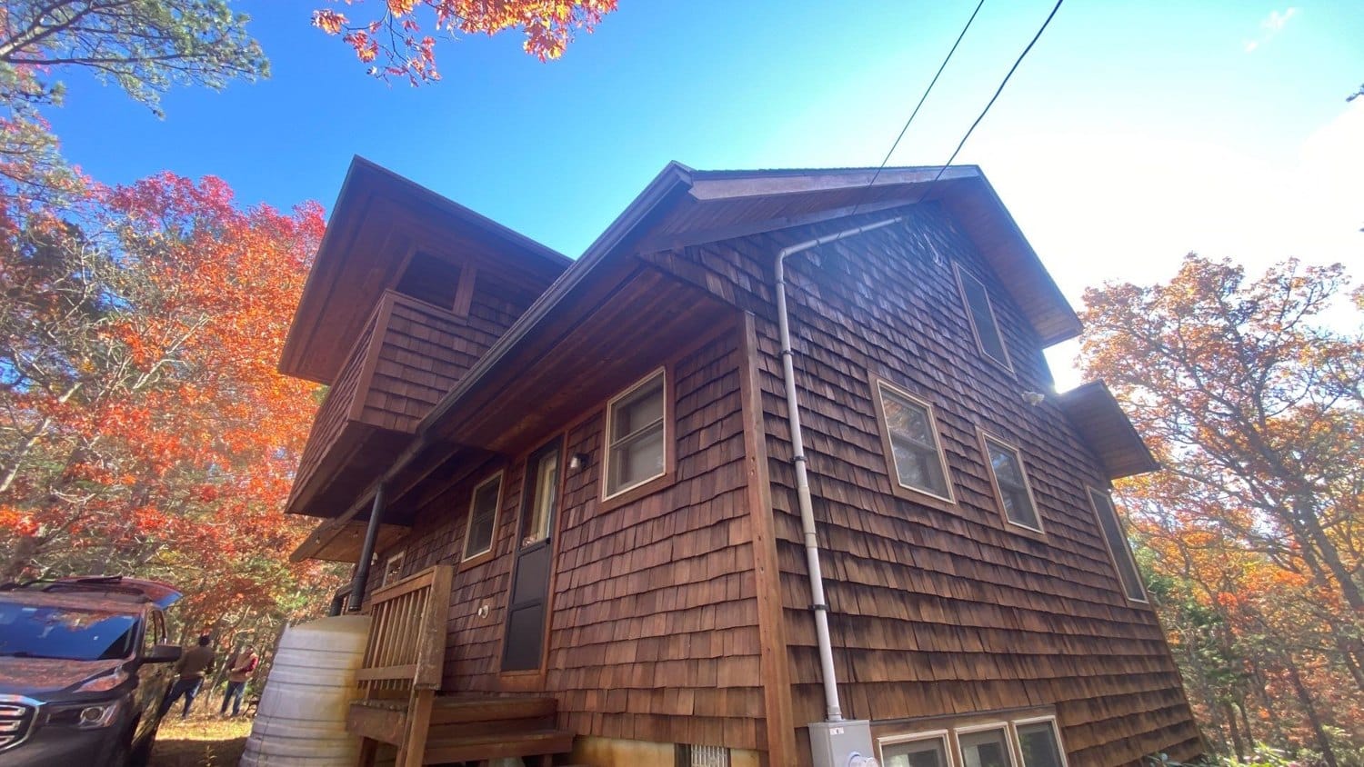 After — VELUX Skylights and a Landmark PRO Heather Blend Roof in South Kingstown