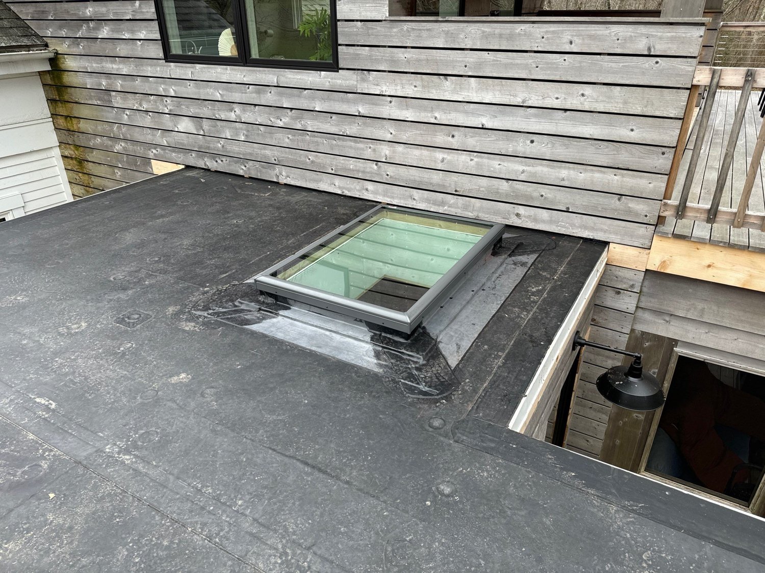 VELUX Skylights on an EPDM Flat Roof in Tiverton