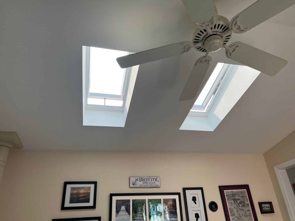 Skylight installation in Bristol, RI — Project #11862 by Pinnacle Roofing & Skylights