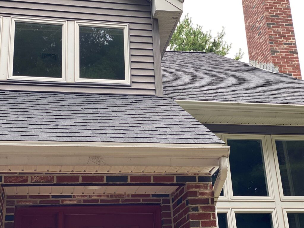 Roof replacement in Burrillville, RI with asphalt shingles — Project #11758 by Pinnacle Roofing & Skylights