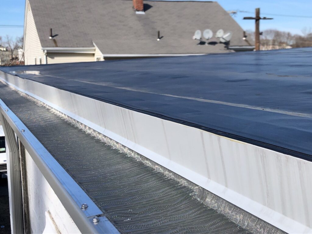 Gutter installation in Central Falls, RI — Project #11630 by Pinnacle Roofing & Skylights