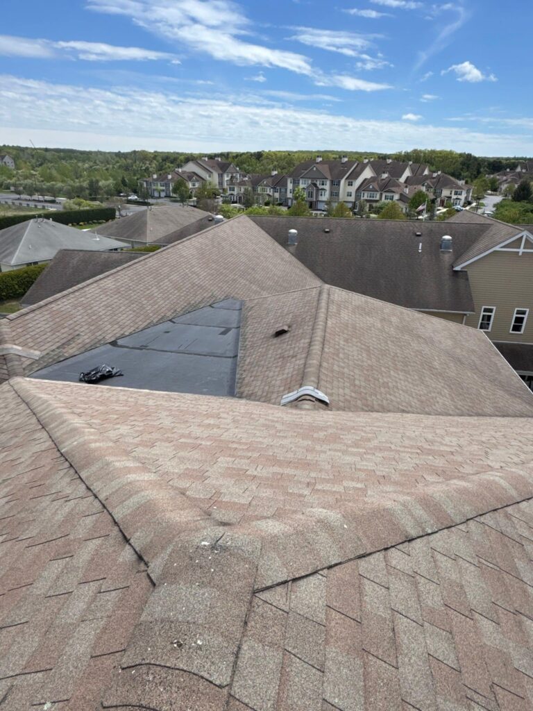 Commercial roofing in Coventry, RI with asphalt shingles — Project #11704 by Pinnacle Roofing & Skylights