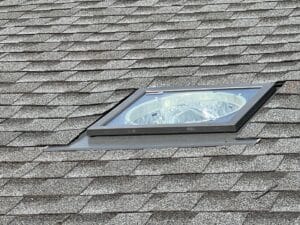 Showcase Image Coventry Velux Low Profile Flat Glass Velux Sun Tunnel Installed On Gaf Timberline Roof Ecc463