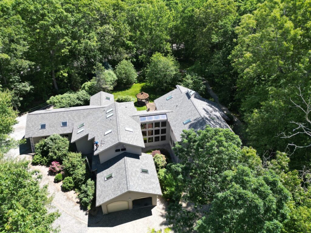 Roof replacement in Cranston, RI using CertainTeed Landmark PRO — Project #11705 by Pinnacle Roofing & Skylights